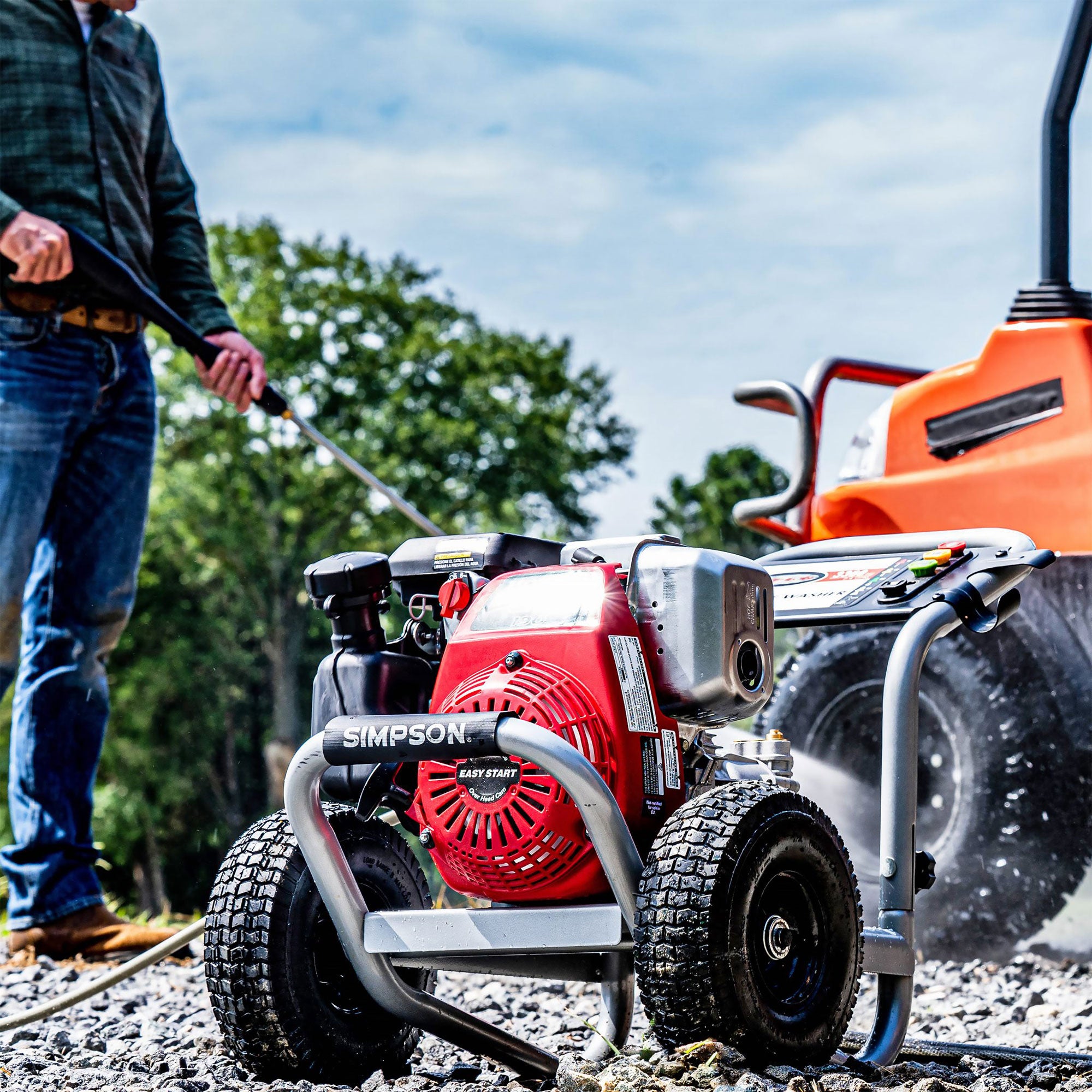 Simpson Cleaning MegaShot 3300 PSI 2.4 GPM Portable Pressure Washer with Nozzles - VMInnovations