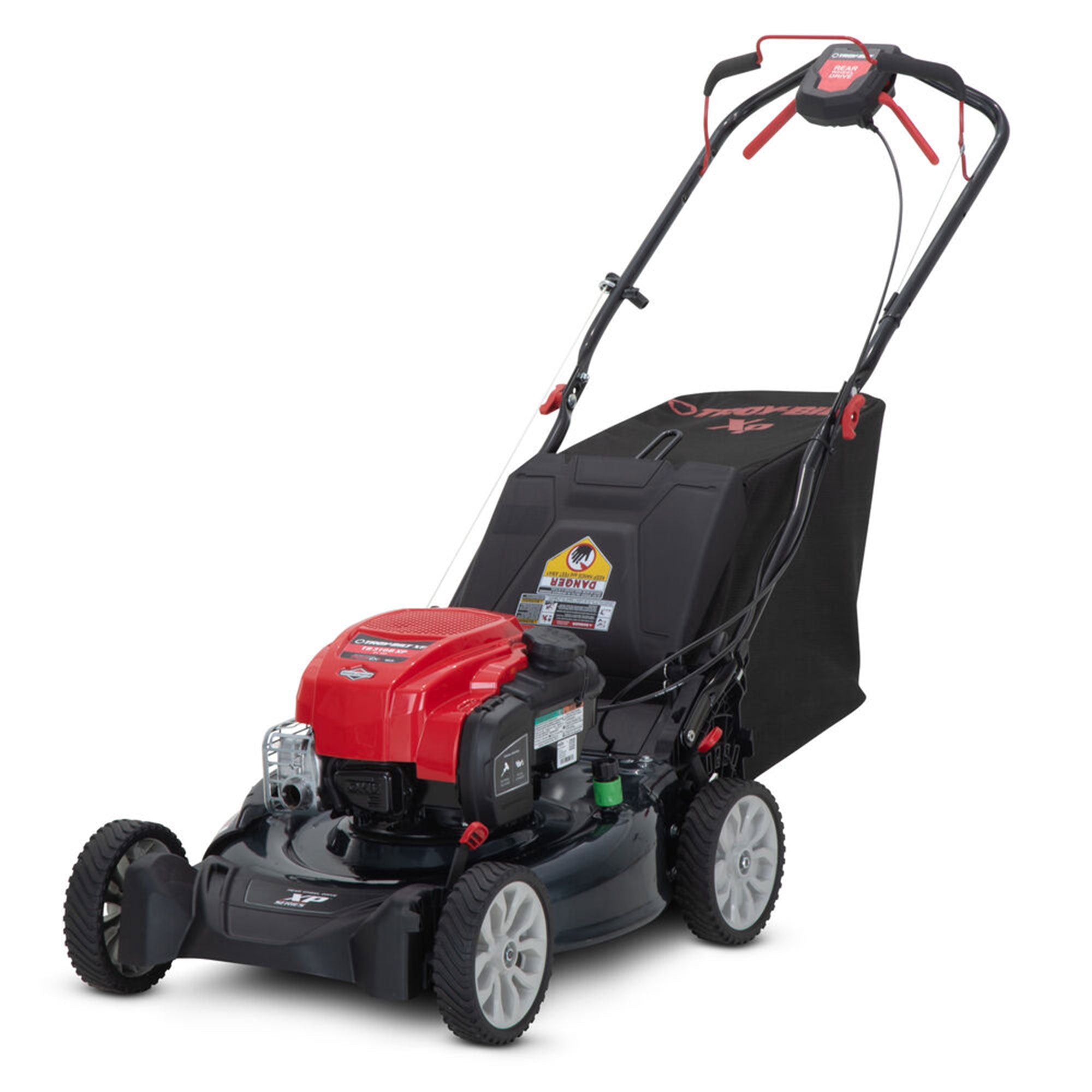 Troy-Bilt XP 3-in-1 Self-Propelled RWD Gas Lawn Mower, 163cc Engine & 21" Deck - VMInnovations