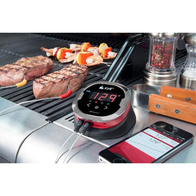 iDevices 2 Bluetooth Smart Meat Thermometer w/Color Coded Meat Probes (Open Box)