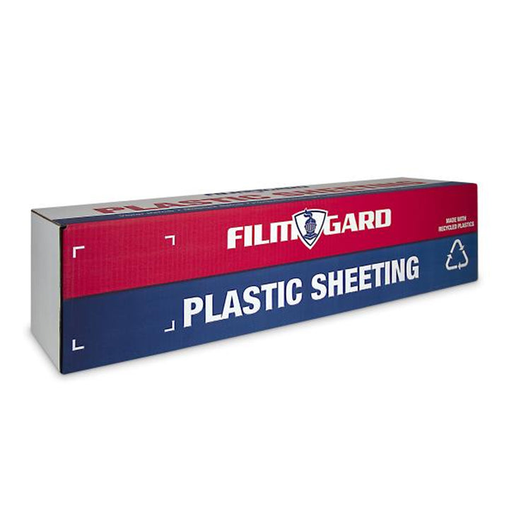 Film-Gard 20' x 100' 10 Mil Polyethylene Painters Plastic Sheeting Roll, Black - VMInnovations