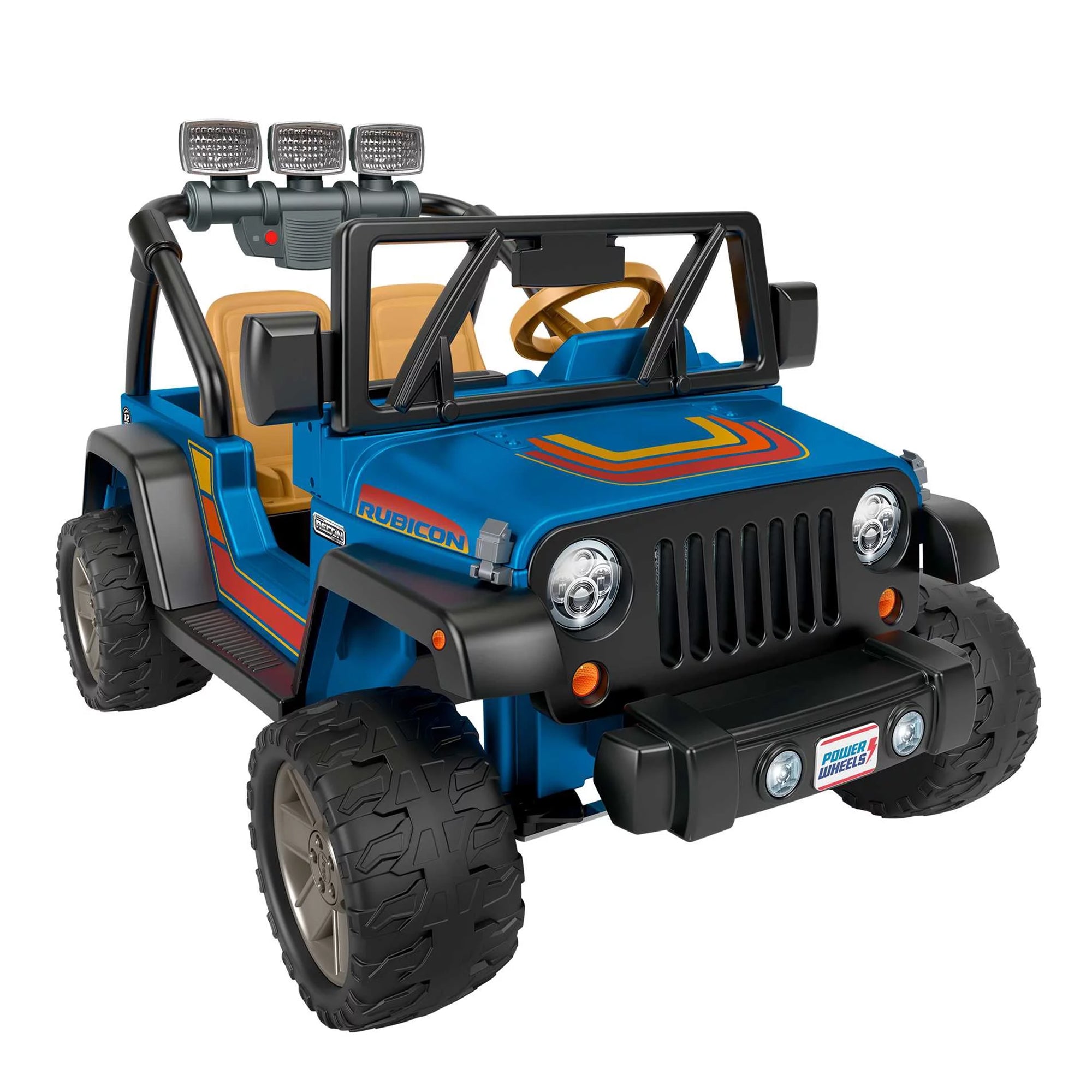 Fisher-Price Power Wheels 2 Seater Retro Jeep Wrangler Ride On Toy Car(Open Box) - VMInnovations