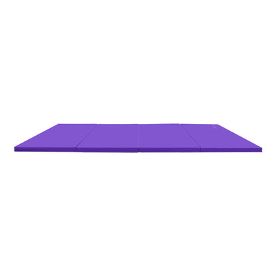 BalanceFrom 4' x 6' x 2" All Purpose Folding Fitness Gymnastics Gym Mat, Purple
