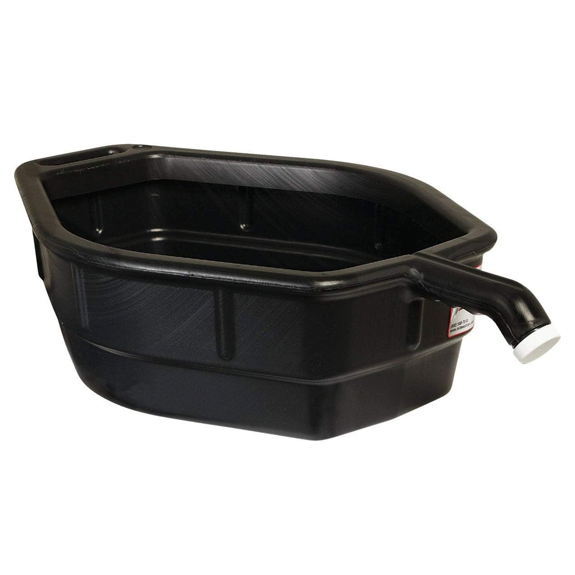 Midwest Can 5 Gal Open Top Drain Pan with Back Handle & Front Spout (Open Box) - VMInnovations