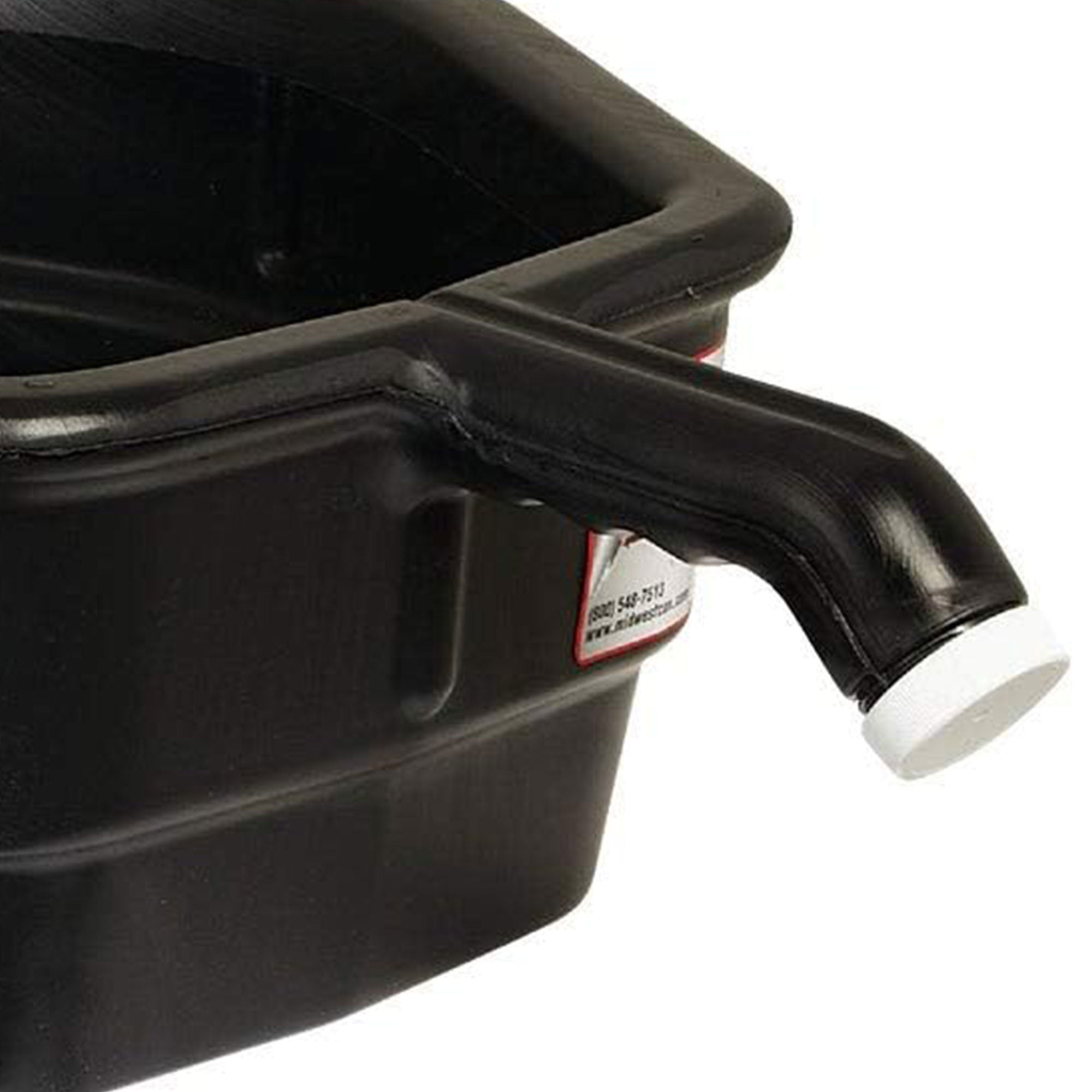 Midwest Can 5 Gal Open Top Drain Pan with Back Handle & Front Spout (Open Box) - VMInnovations