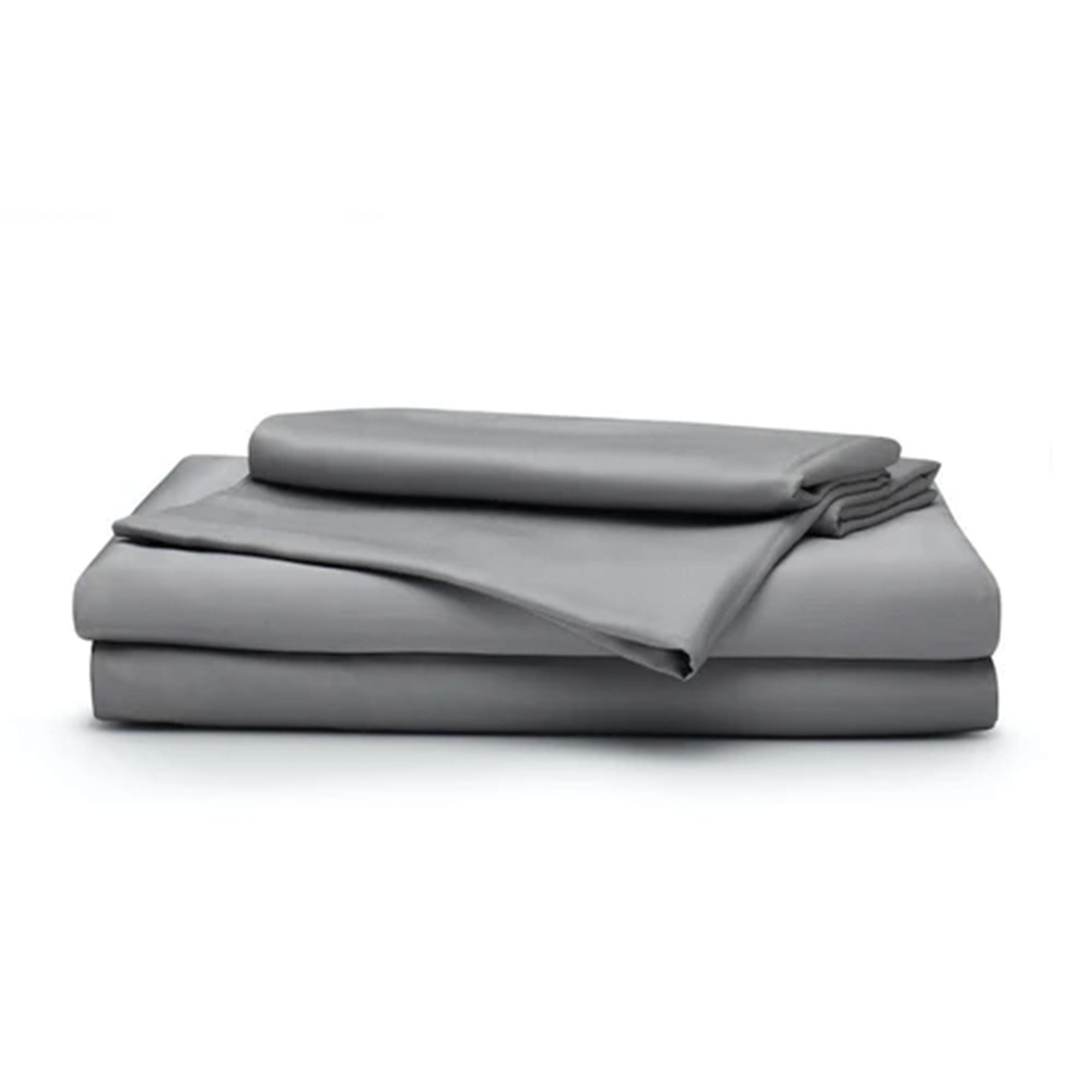 Sleepgram Bamboo Bed Sheet Set - 100% Pure Organic Bamboo Sheet Set - Breathable, Cooling, and Eco Friendly - 4 Pieces (Twin XL, Grey) - VMInnovations