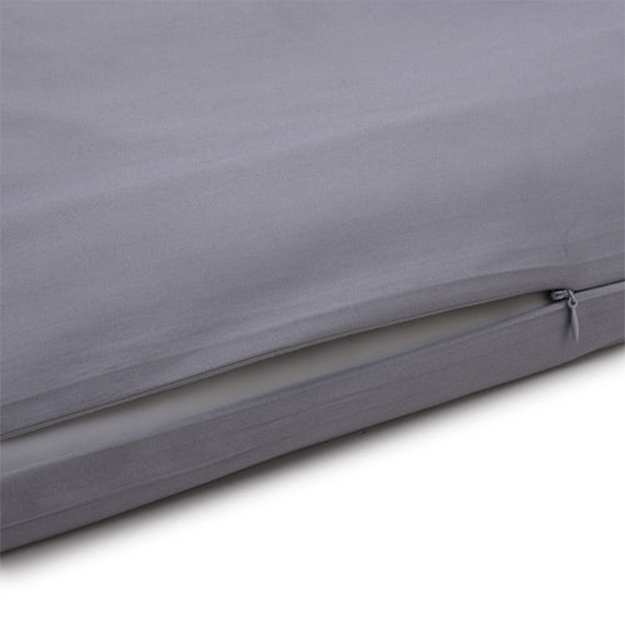 Sleepgram =400 Thread Count Cotton Duvet Cover & Bag, Queen, Grey (Open Box) - VMInnovations