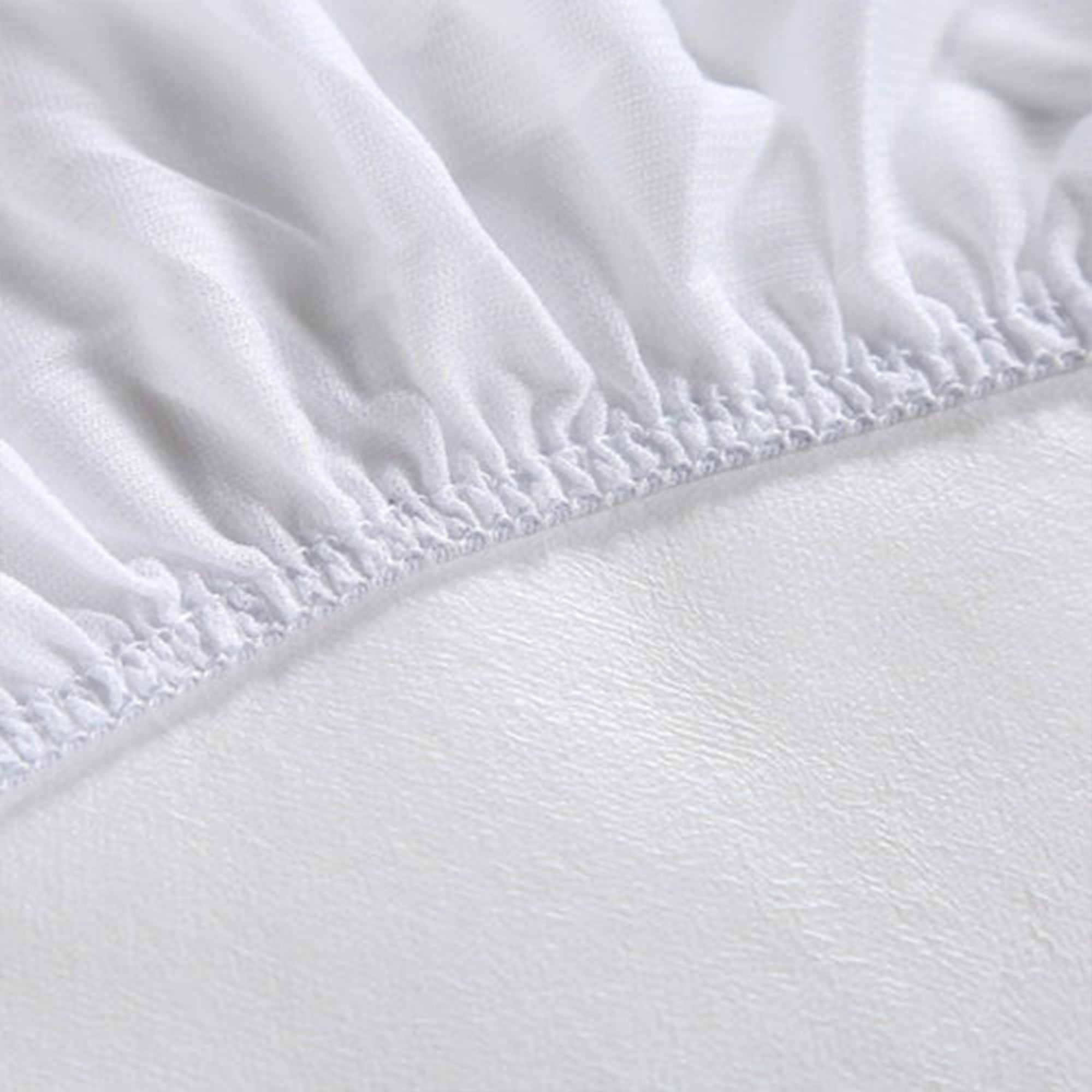 Sleepgram Breathable Sweat Proof Cotton Mattress Protector, Twin,White(Open Box)