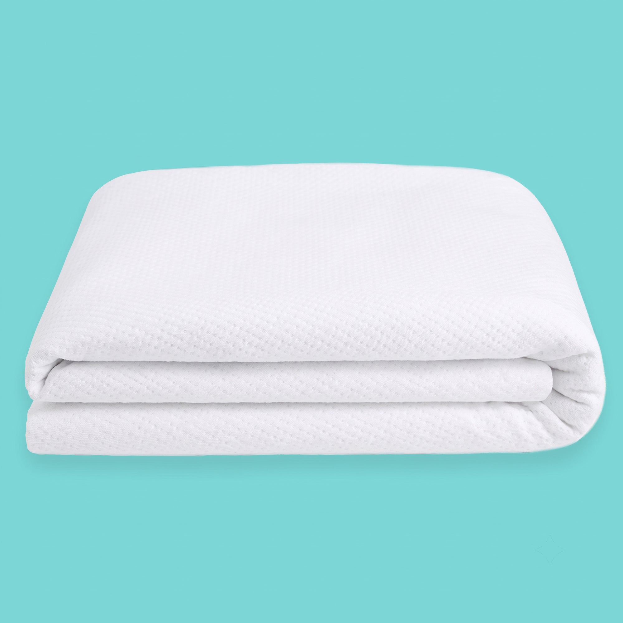 Sleepgram Breathable Sweat Proof Cotton Cover Mattress Protector, Twin, White - VMInnovations