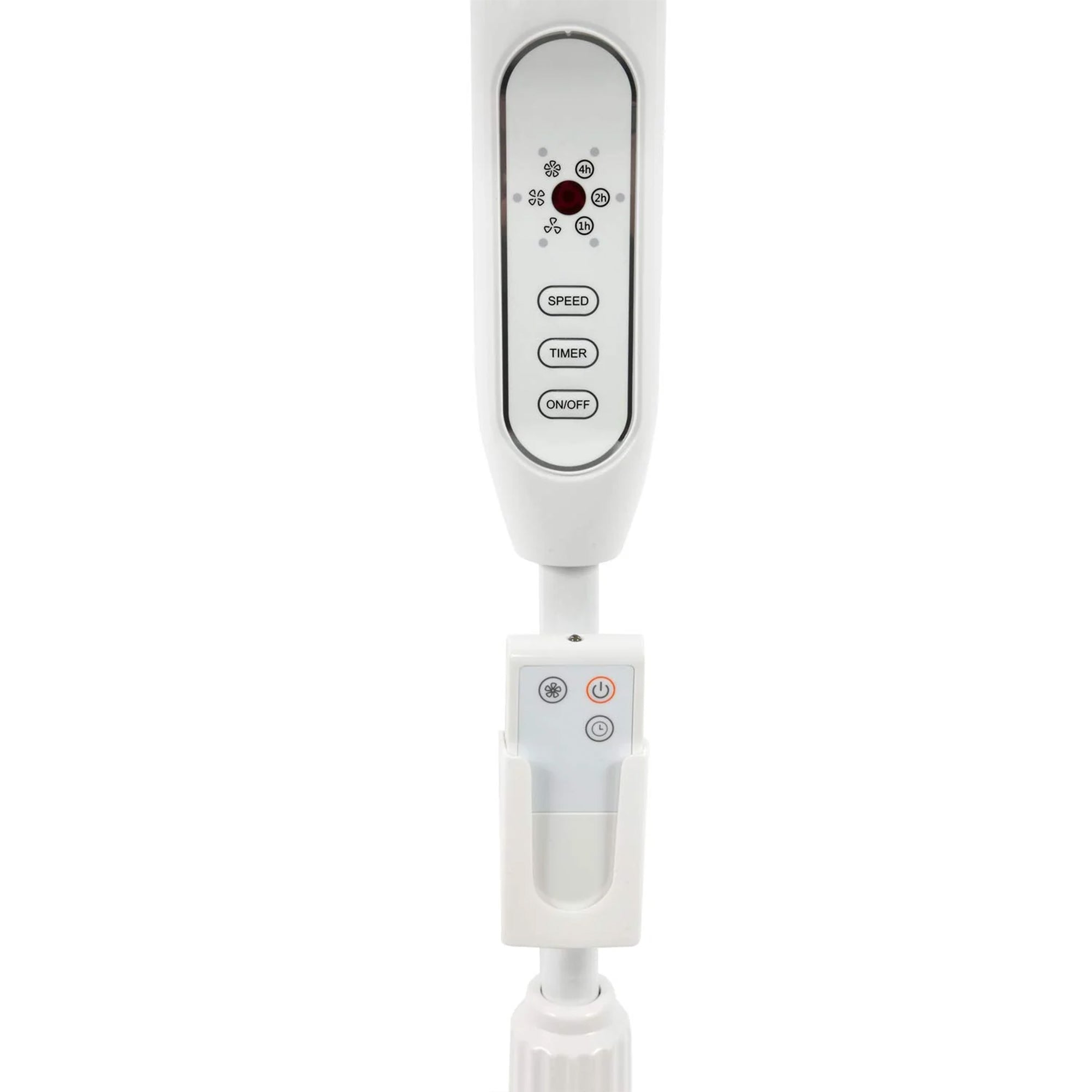 Hurricane Supreme 16" 3 Speed Oscillating Pedestal Fan w/Remote, White (Used)