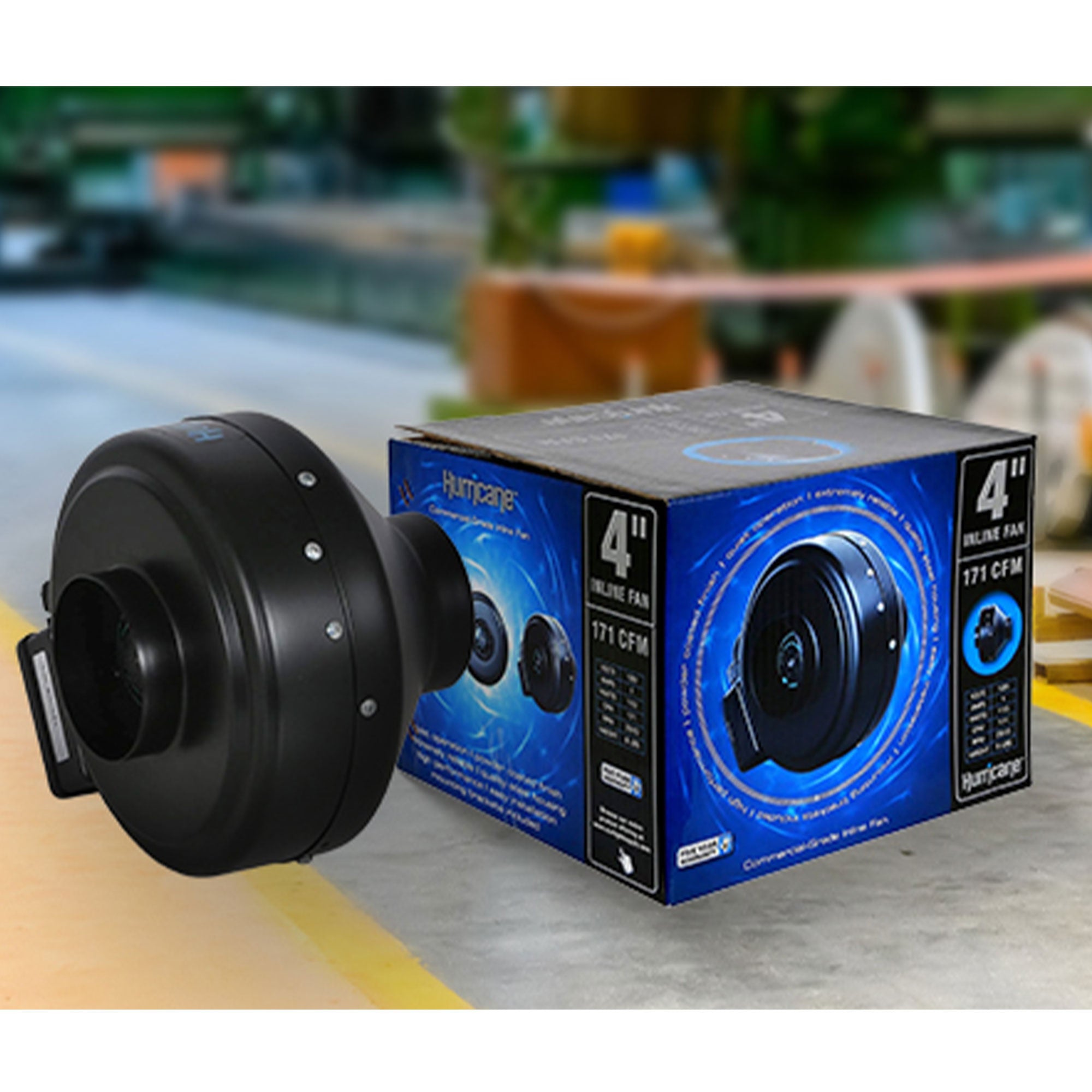 Hurricane Commercial Grade Inline Wall Mount Fan For HVAC & Ventilation (Used) - VMInnovations