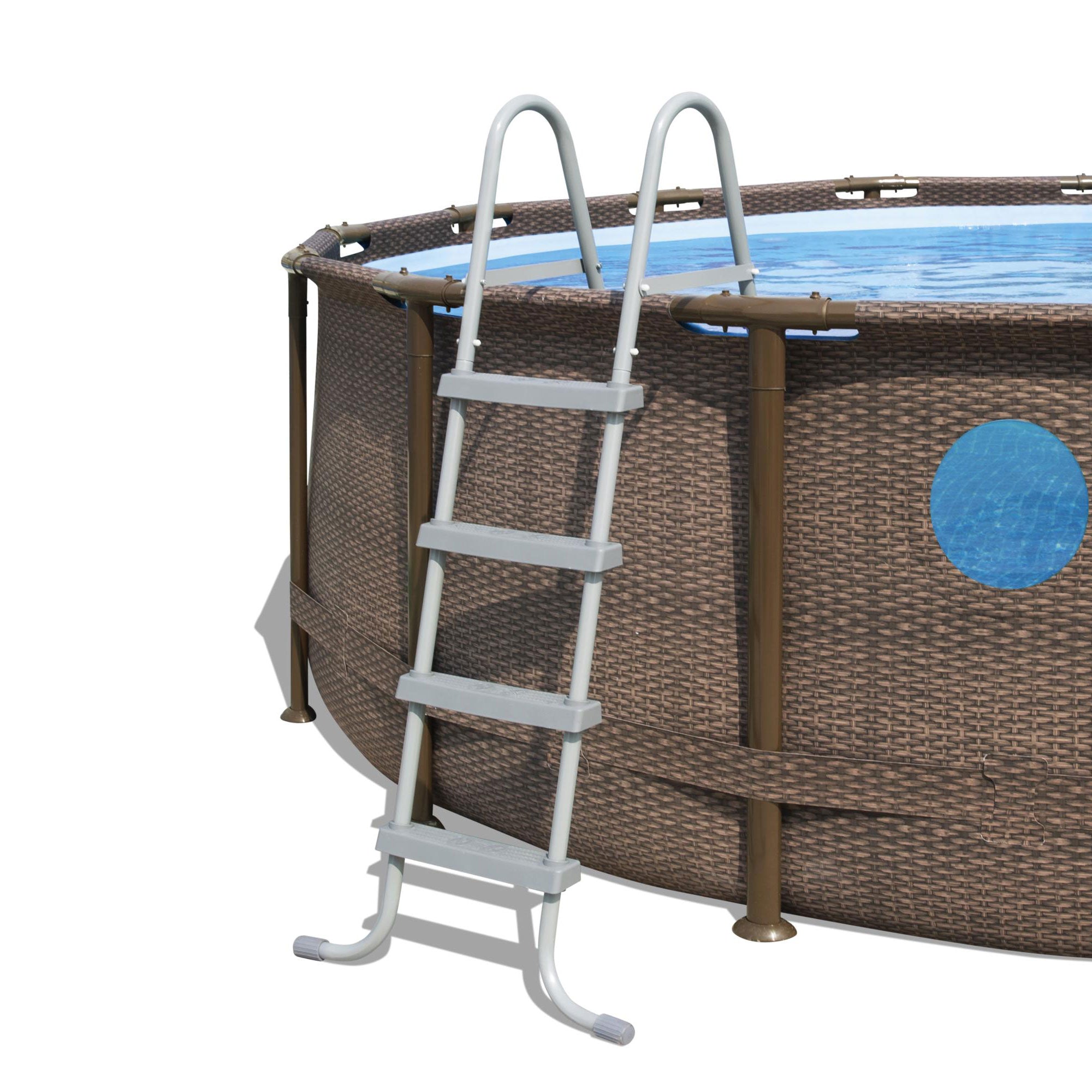 Coleman Power Steel Swim Vista 18' x 48" Above Ground Swimming Pool Set (Used) - VMInnovations