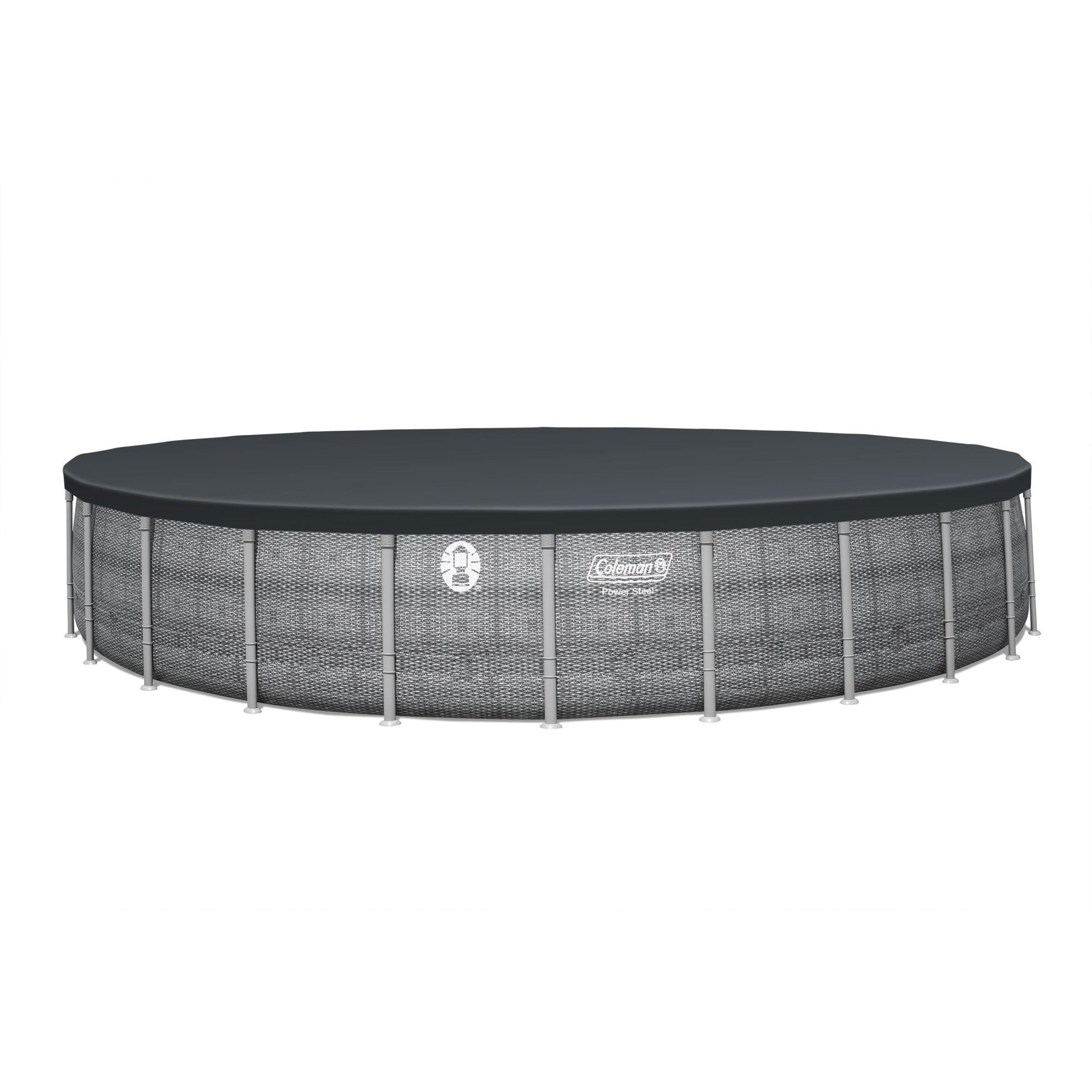 Coleman 26' x 52" Power Steel Frame Deluxe Series Swimming Pool Set (For Parts)