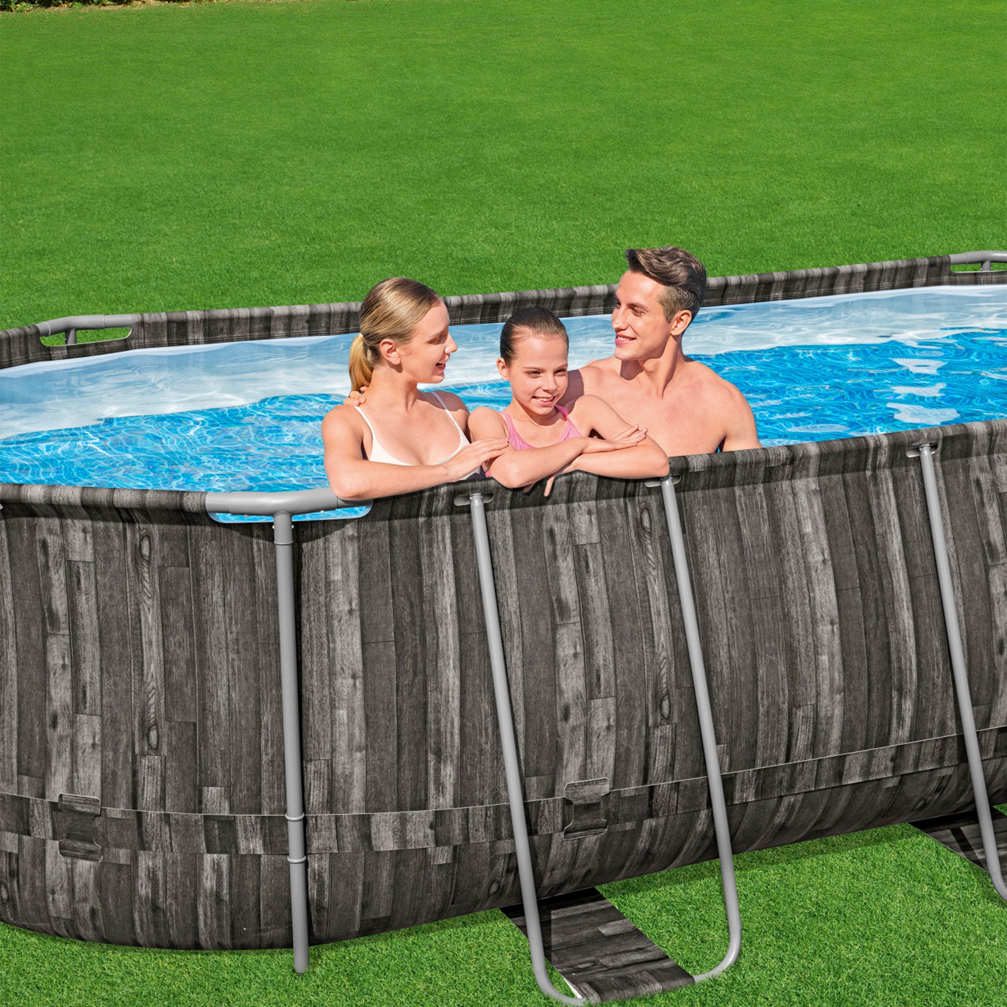 Coleman Power Steel Swim Vista 20' x 48" Above Ground Swimming Pool Set (Used)