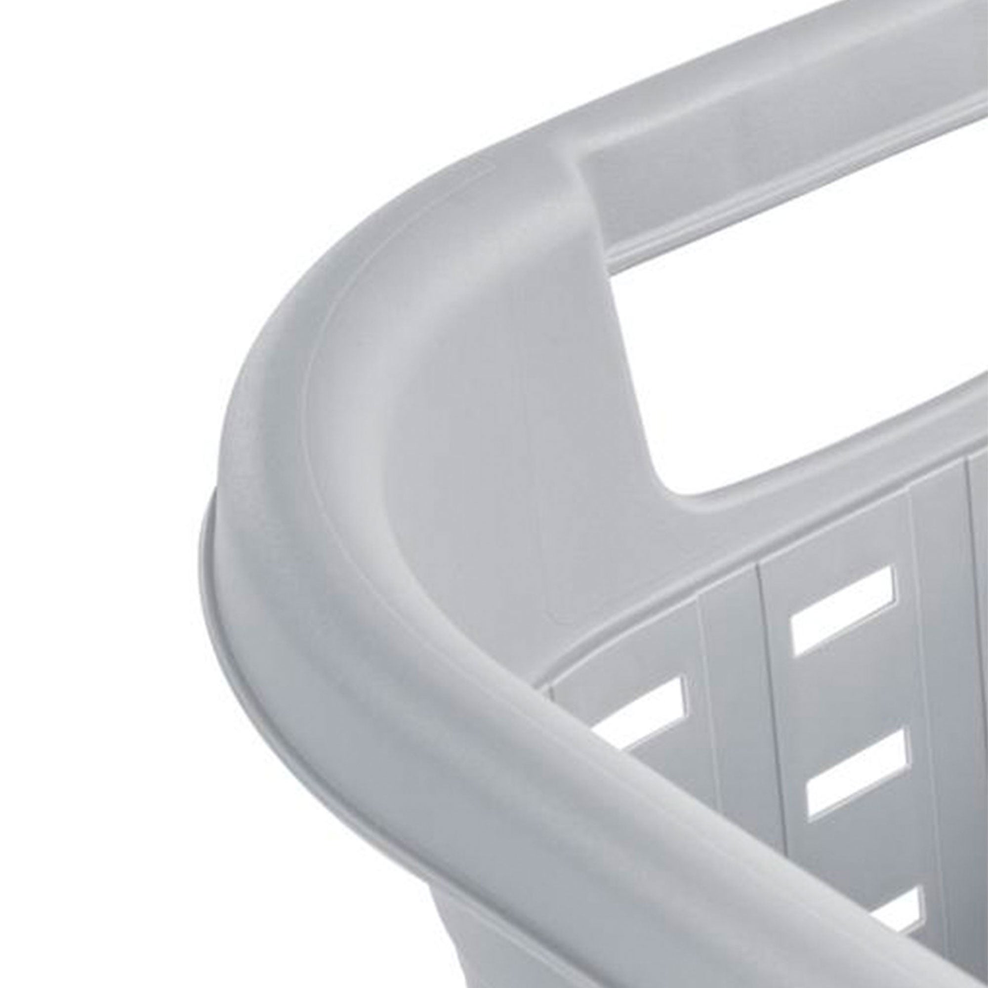 Sterilite Plastic Weave Laundry Hamper Slim Clothes Lidded Basket, Gray, 16-Pack