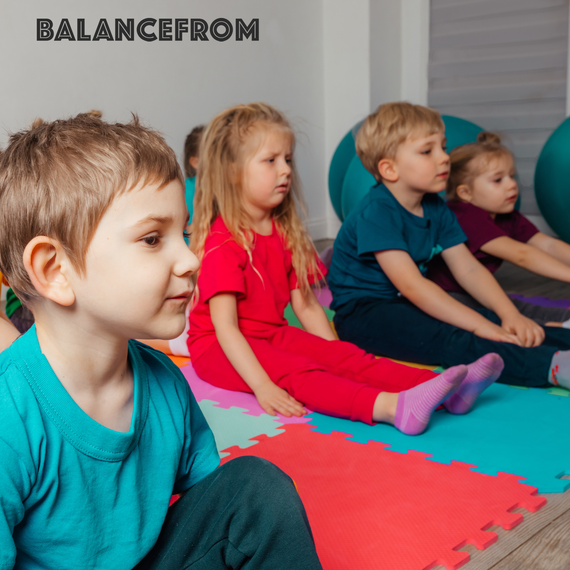 BalanceFrom Fitness 24 Sq Ft Interlocking EVA Foam Exercise Mat Tiles, Multi - VMInnovations