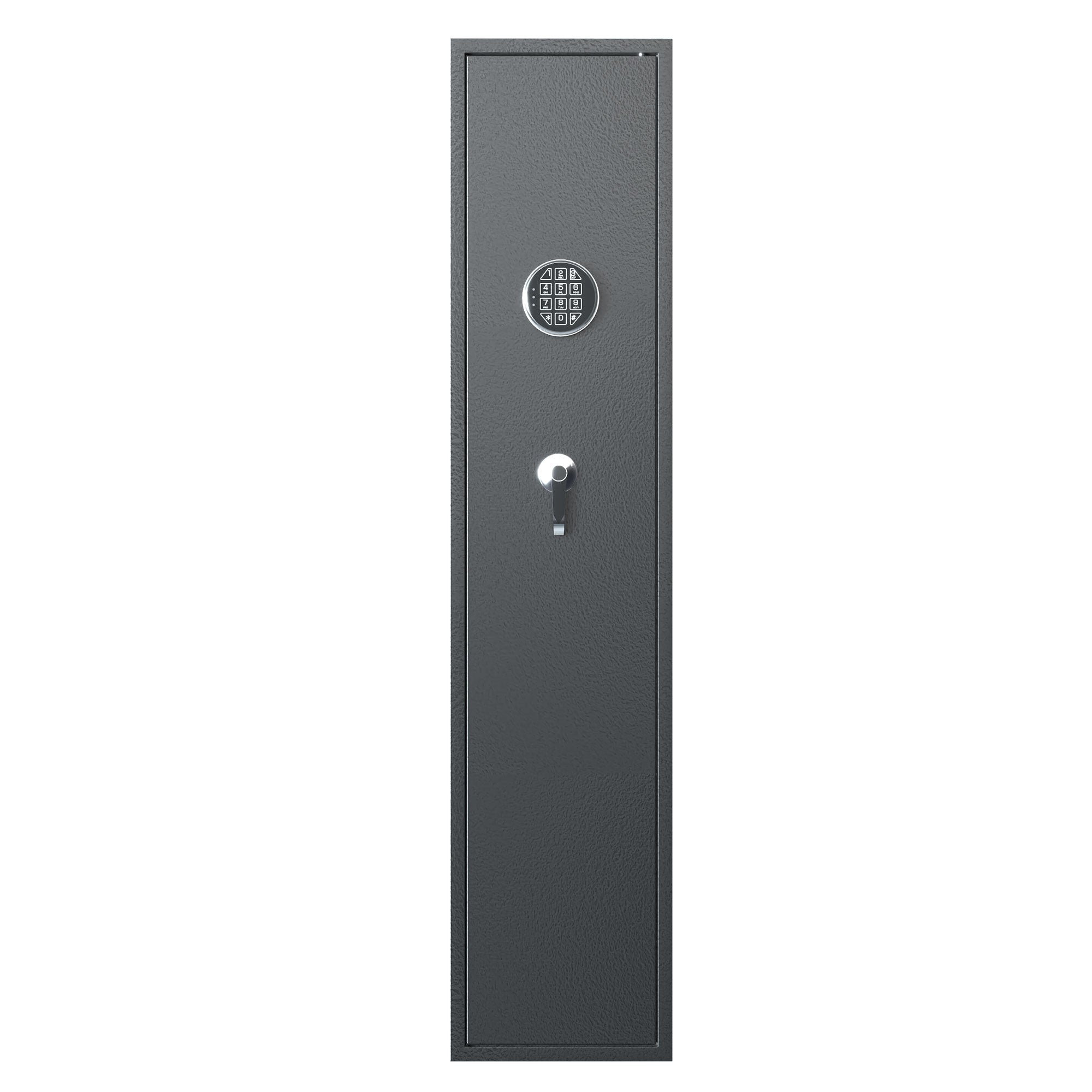 AOBABO 5-Rifle Gun Safe w/ Keypad Lock,Cabinet Long Safes Gun Cabinet (Open Box) - VMInnovations