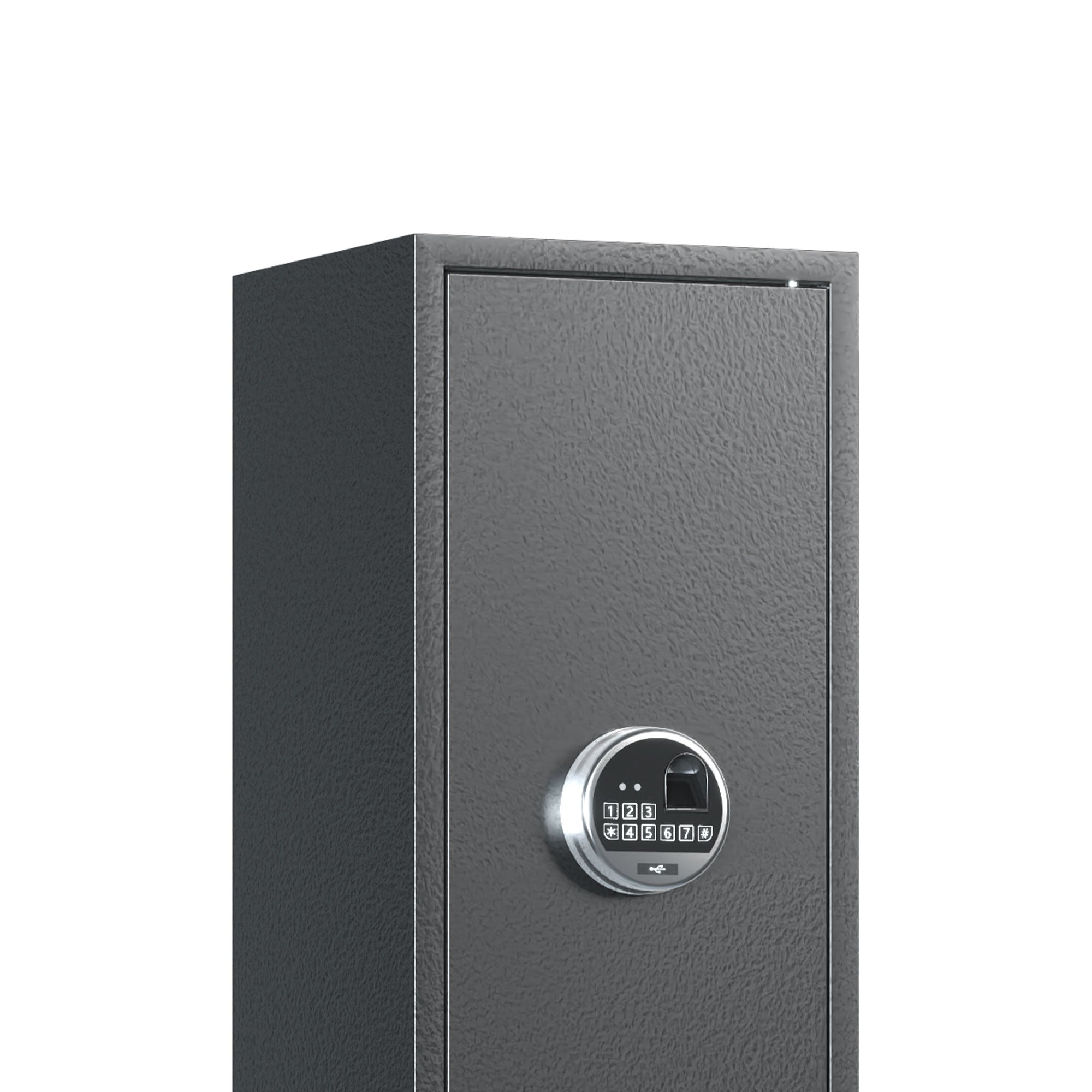 AOBABO 5-Rifle Gun Safe w/Keypad Lock, Security Cabinet Long Safes Gun Cabinet - VMInnovations
