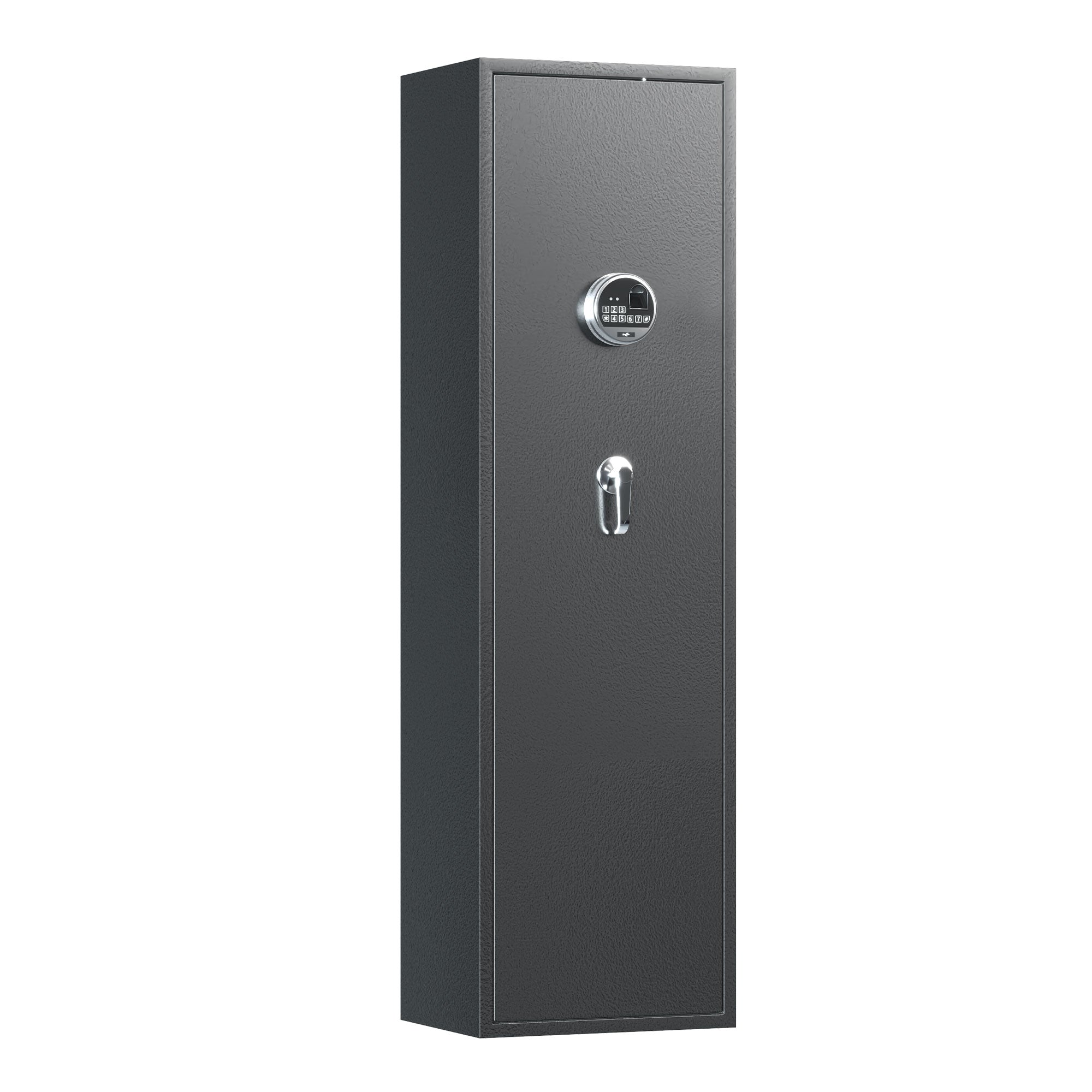 AOBABO 8-Rifle Gun Safe w/Keypad Lock, Security Gun Cabinet (Open Box) - VMInnovations