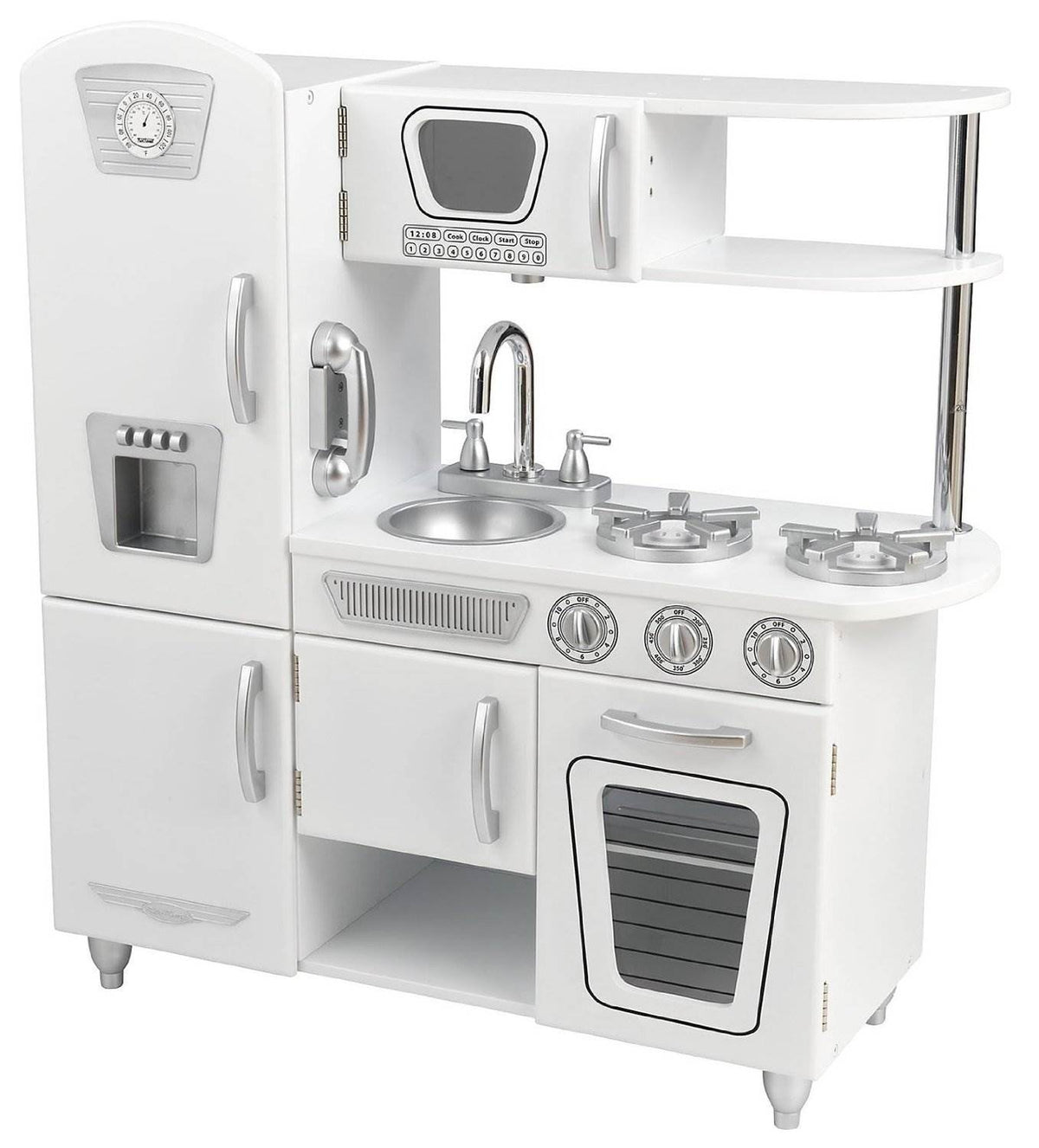 KidKraft White Vintage Kitchen Kids Pretend Play Set - Open Box