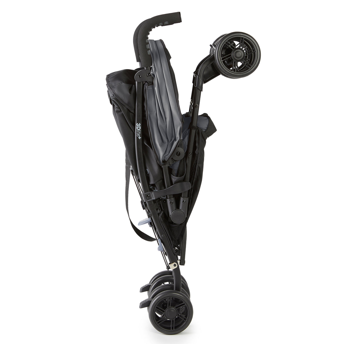 Summer Infant 3Dlite+ Convenience One-Hand Adjustable Stroller Matte Gray