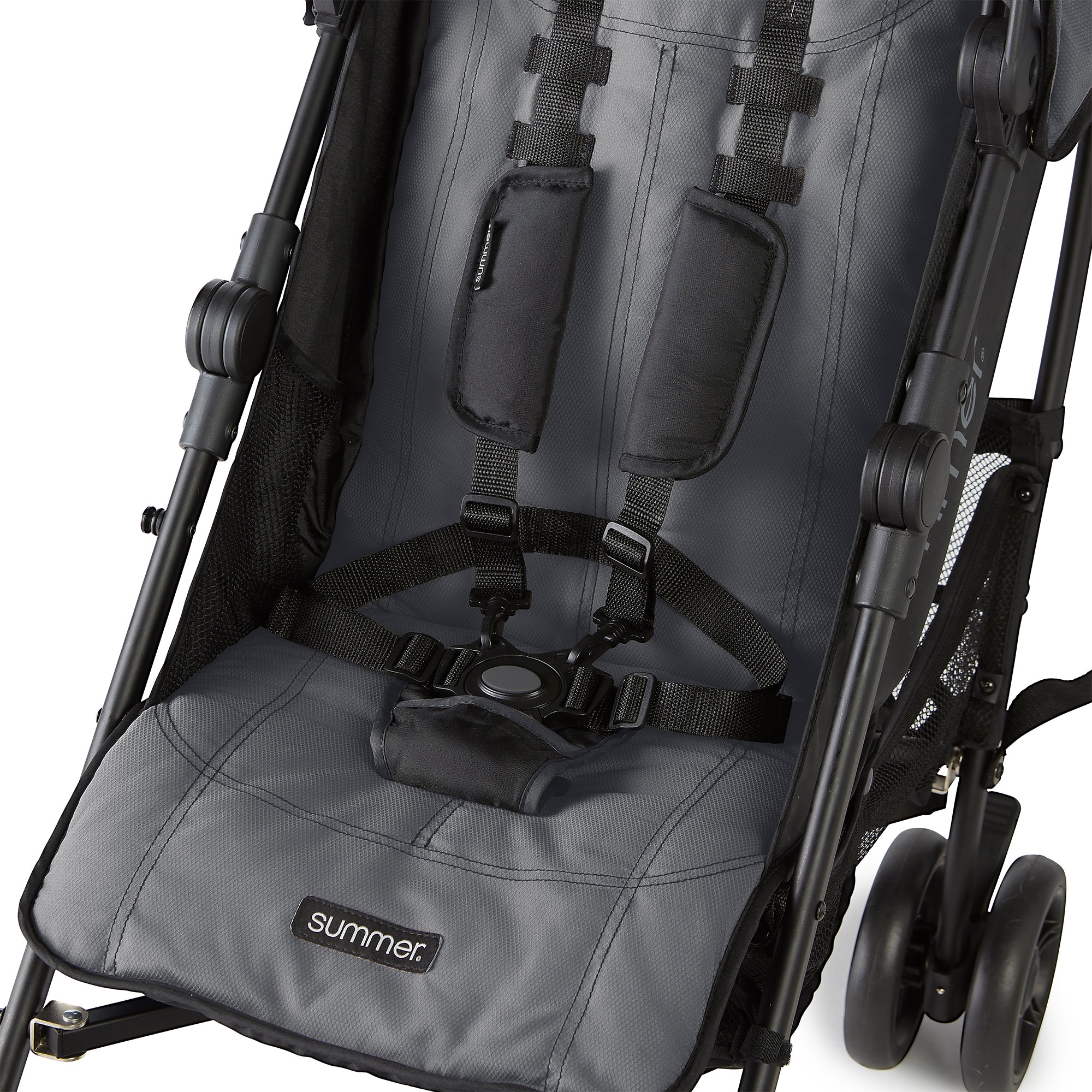 Summer Infant 3DlitePlus One-Hand Adjustable Stroller Matte Gray (Open Box)