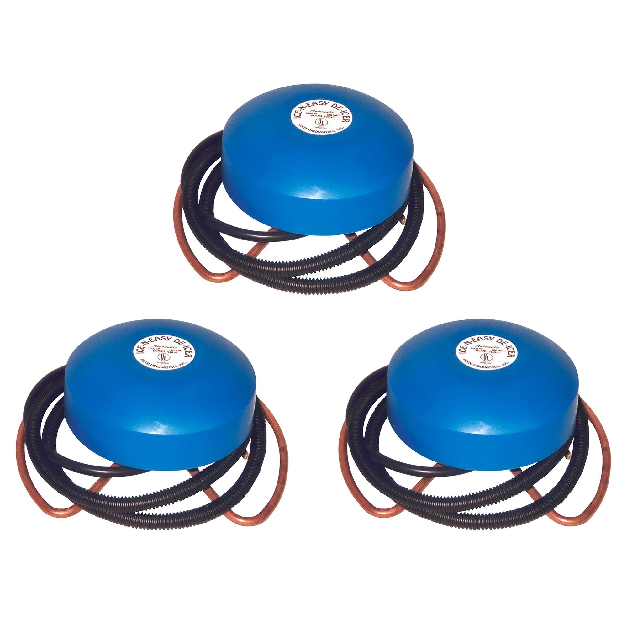 Farm Innovators Ice N Easy Metal Tank with 1500 Watt Floating De Icer (3 Pack)
