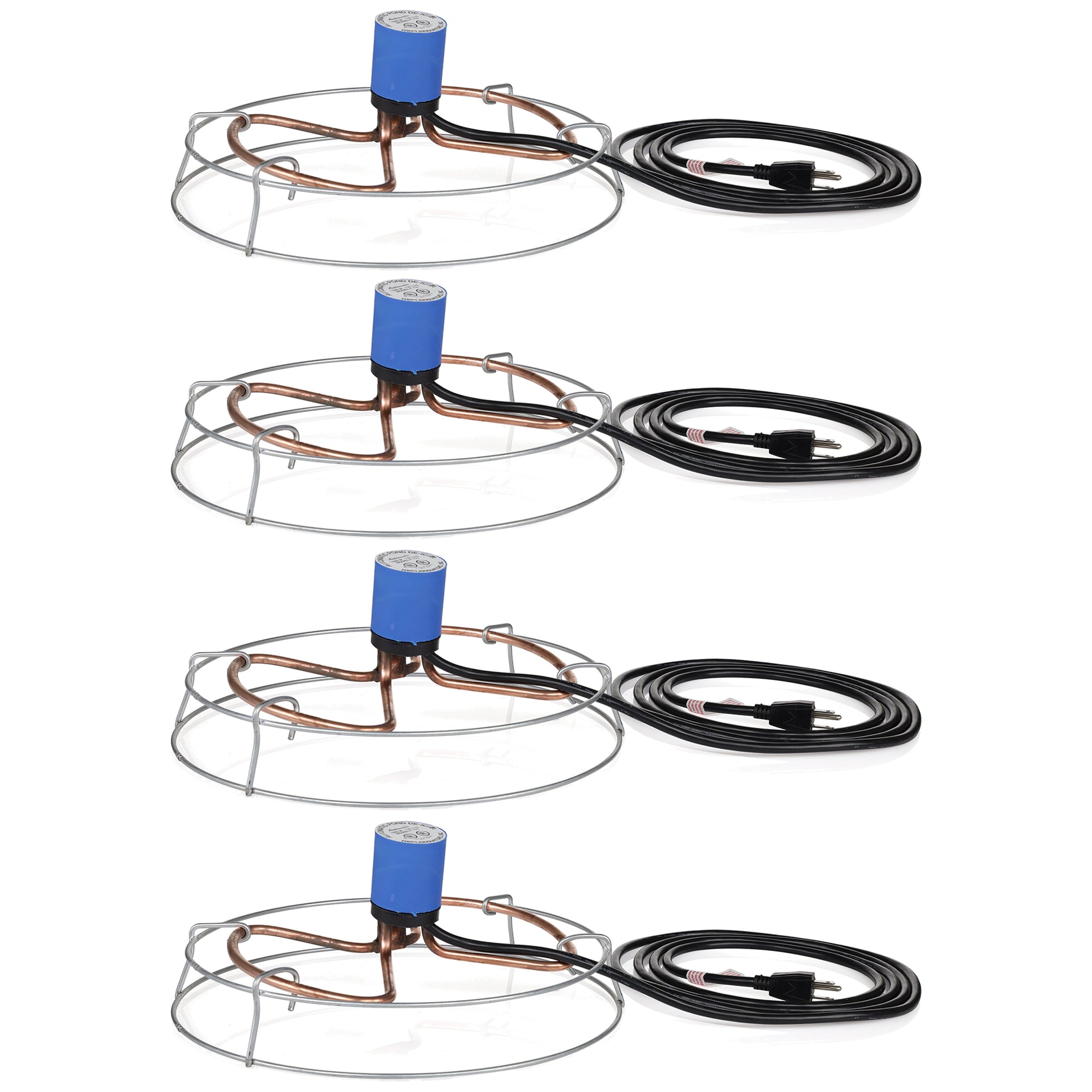 Farm Innovators Submergible 1500 Watt All Pond De-Icer Heater with Cage (4 Pack) - VMInnovations