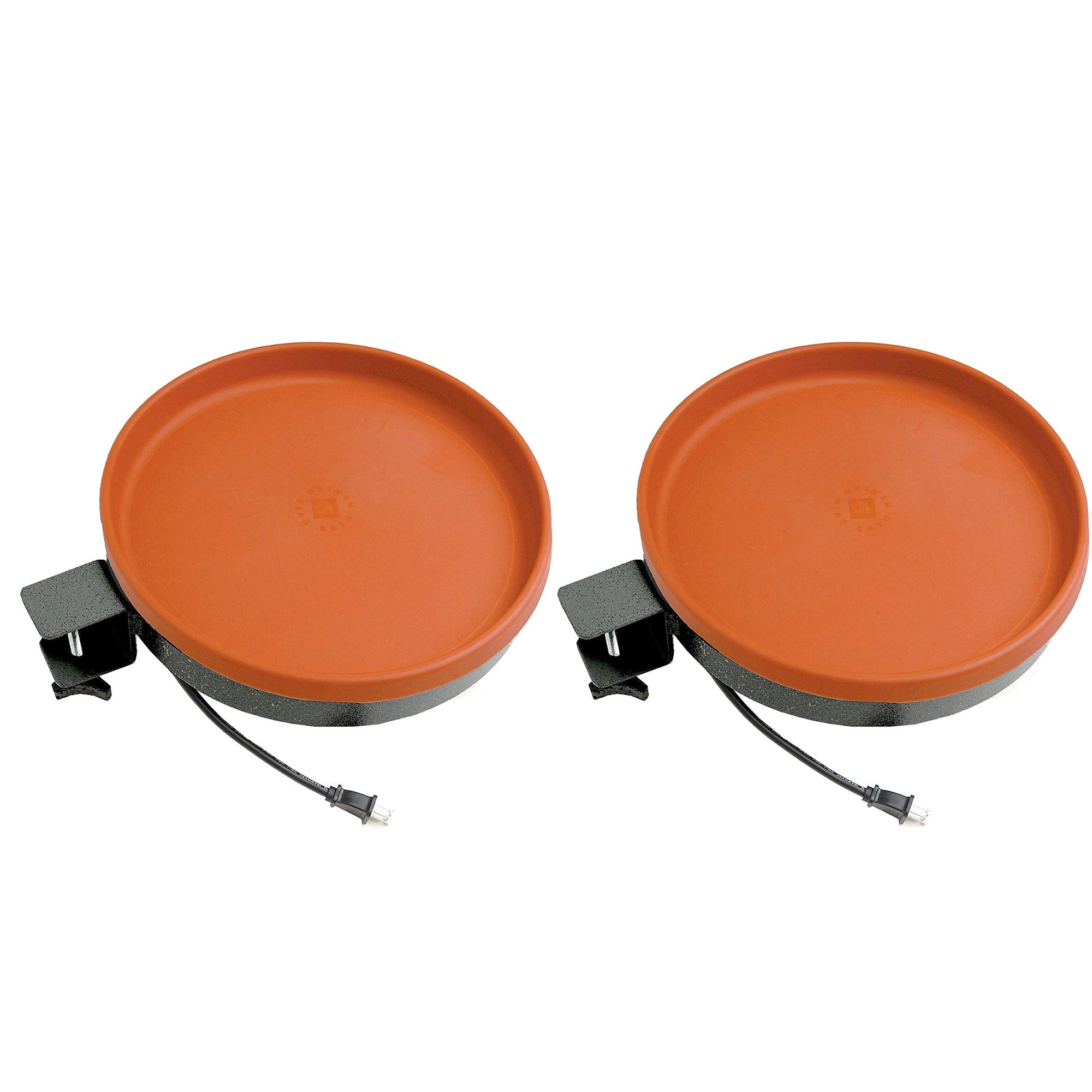 Farm Innovators All Seasons 3 In 1 75 Watts Heated Birdbath, Terracotta (2 Pack) - VMInnovations