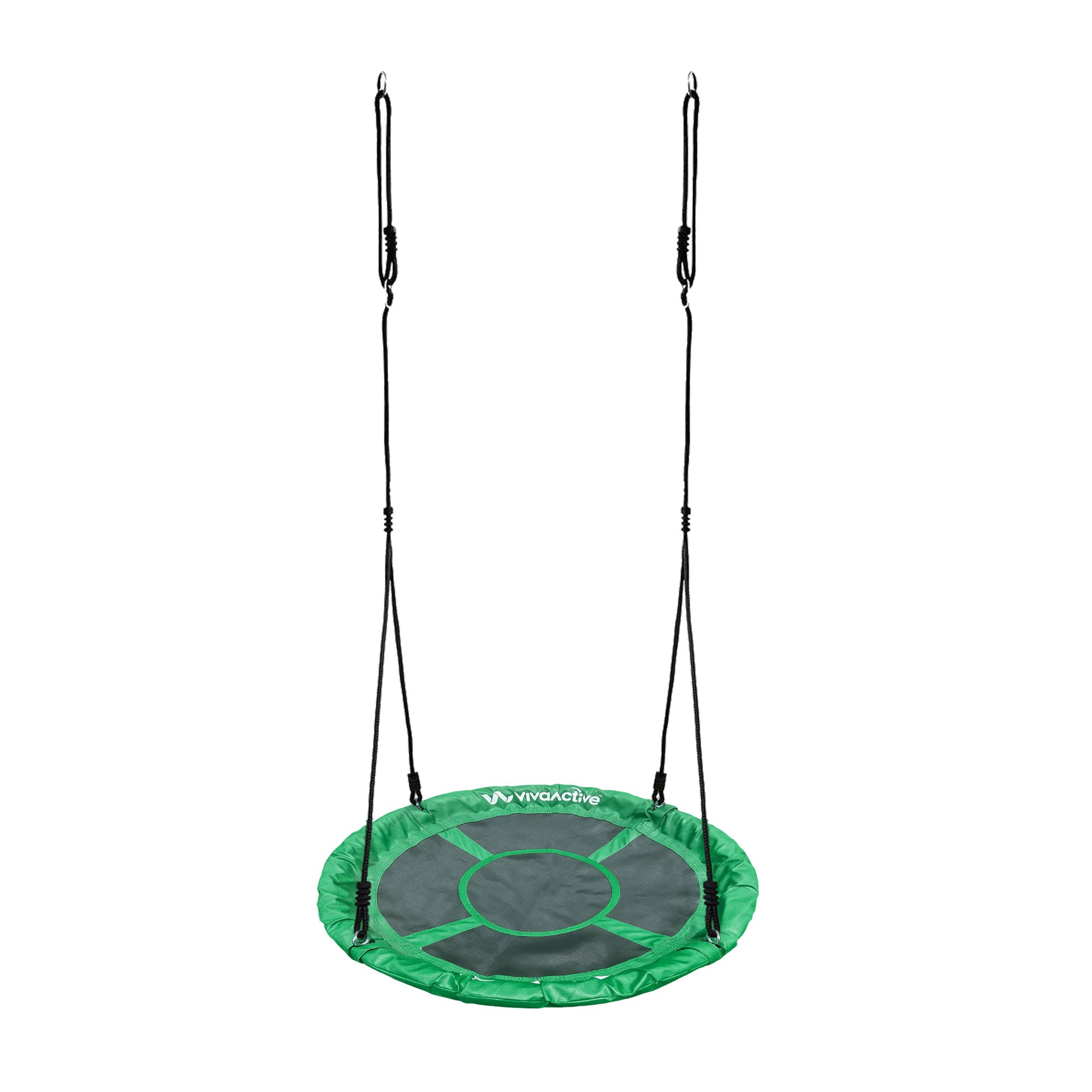 gobaplay Single Swing Set Playground Equipment with 39” Round Platform Saucer - VMInnovations