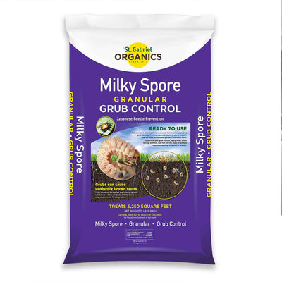 St. Gabriel Organics Milky Spore Granular Japanese Beetle Grub Control, 15 Pound