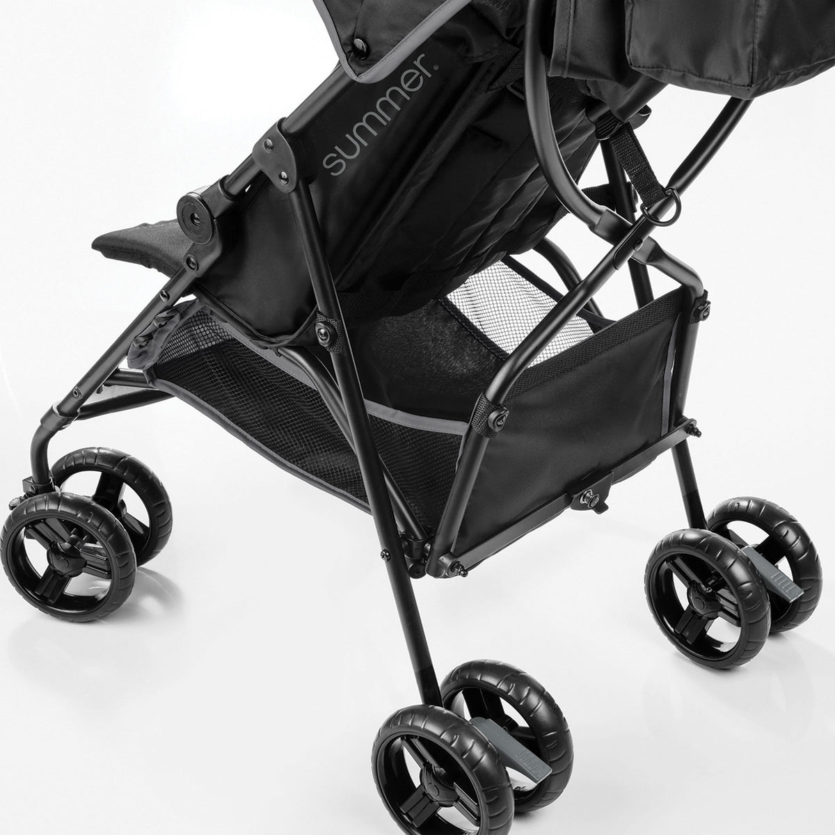 Summer Infant 3Dmini Folding Convenience Toddler Baby Stroller, Gray (Open Box)
