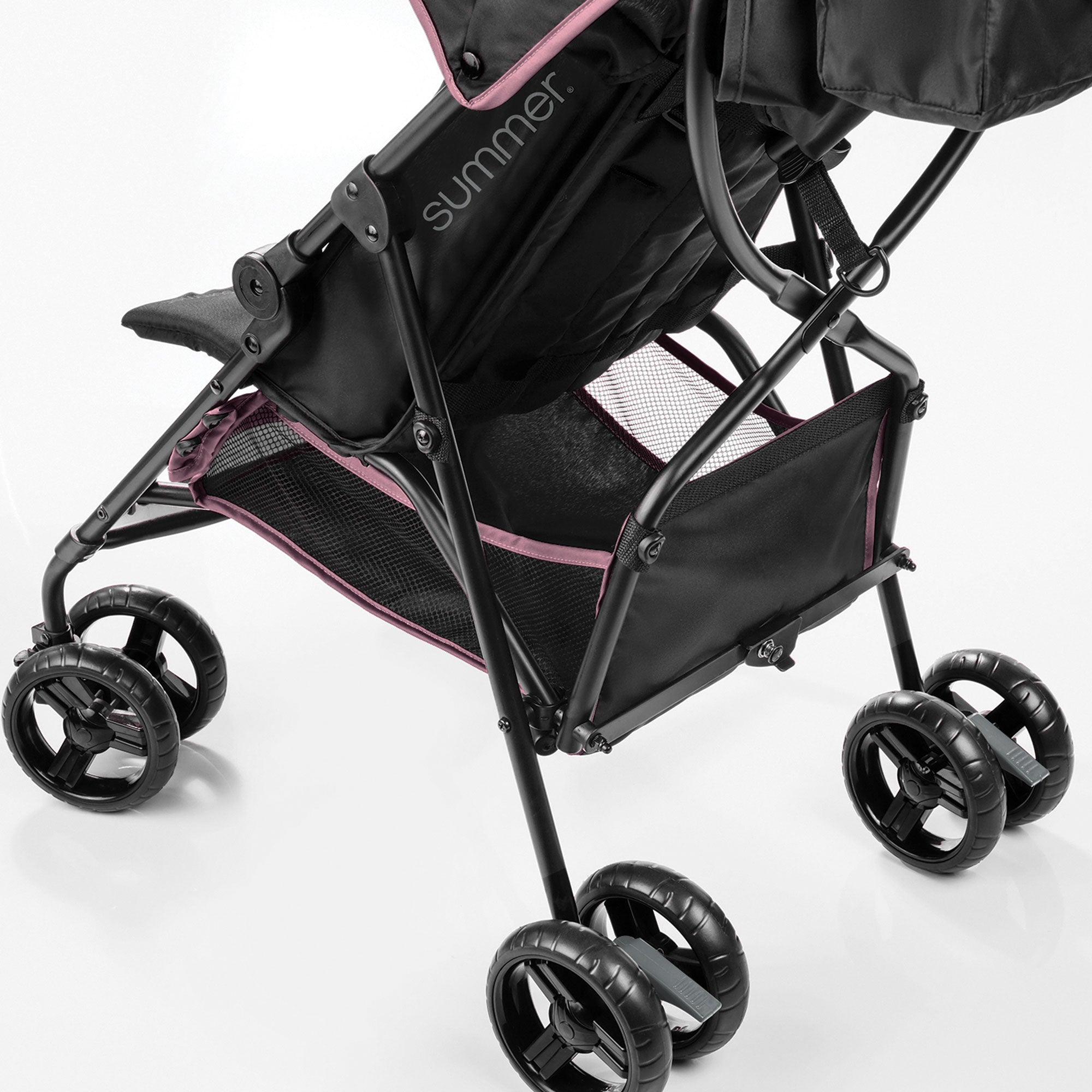 Summer Infant 3Dmini Lightweight Folding Convenience Toddler Baby Stroller, Pink