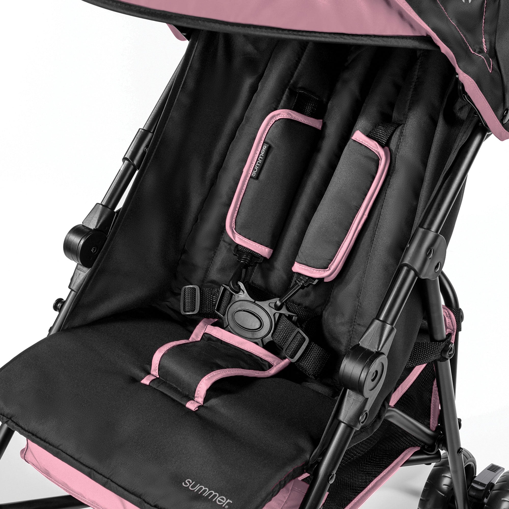 Summer Infant 3Dmini Lightweight Folding Convenience Toddler Baby Stroller, Pink (For Parts)