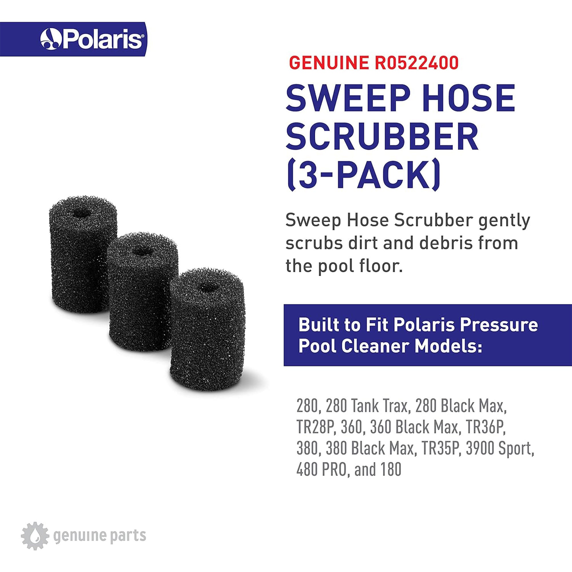 Polaris Genuine Sweep Hose Scrubber Replacement Compatible with Polaris Models