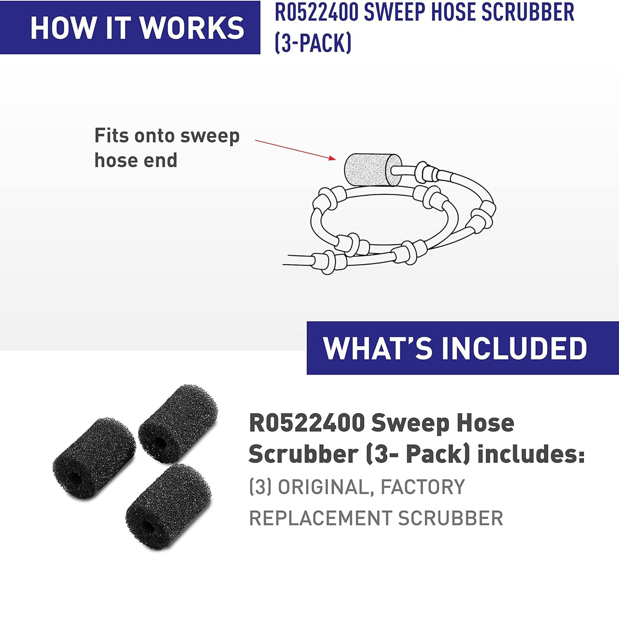 Polaris Genuine Sweep Hose Scrubber Replacement Compatible with Polaris Models