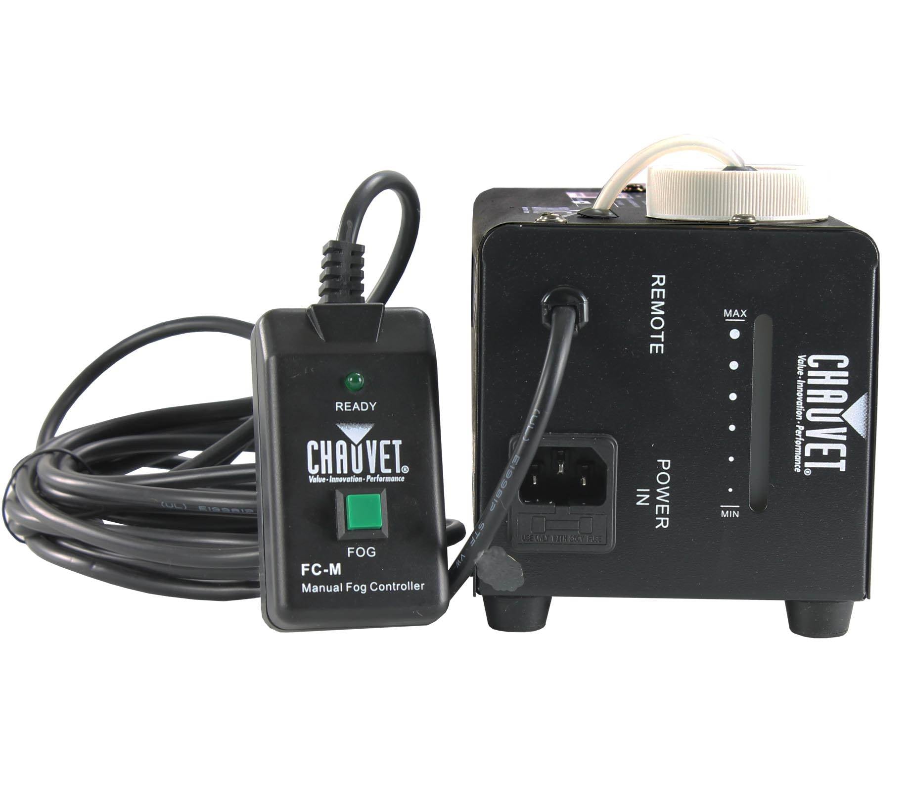 (4) CHAUVET NV-F18" UV Black-Lights + (2) Hurricane 700 H-700 Fog/Smoke Machines