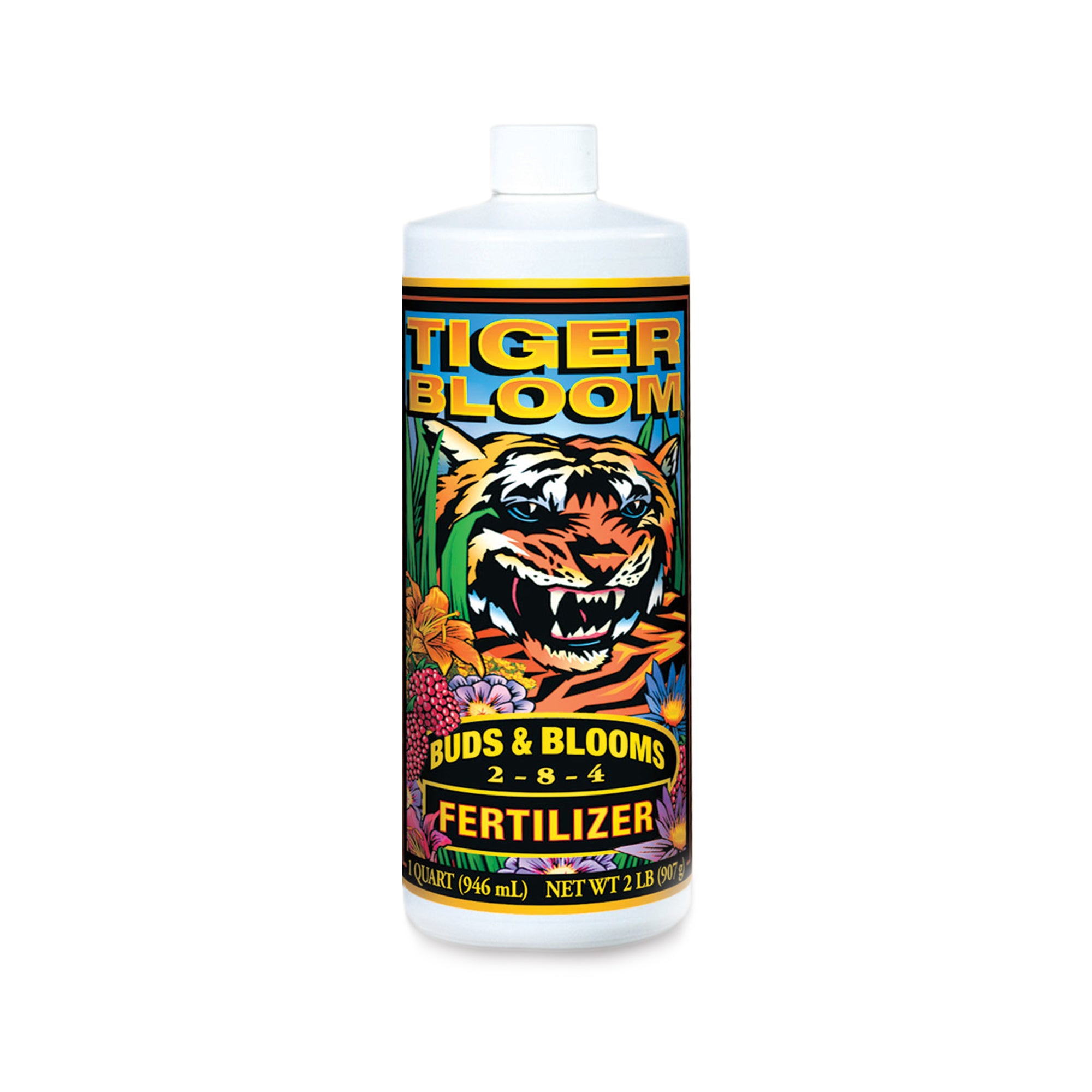 FoxFarm Hydro Nutrient Trio Tiger Bloom Grow 12 Qts Liquid Plant Grow (4 Pack)