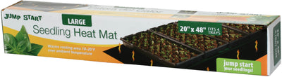 HYDROFARM 107 Watt Hydroponic Seedling Jump Start Heat Mats 48" x 20" (2-pack)