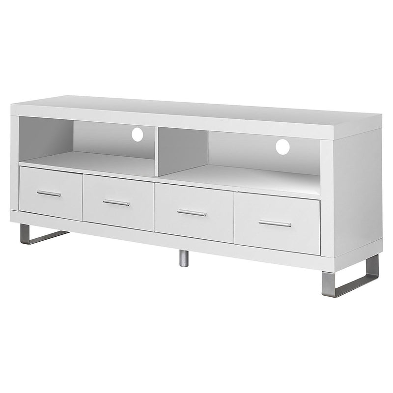 Monarch Entertainment Center TV Stand w/ Monarch Specialties End Tables