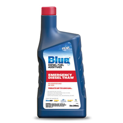 BlueDEF Diesel Urea & Deionized Water 2.5 Gal Jug & PEAK Fuel Additive, 32 Oz.