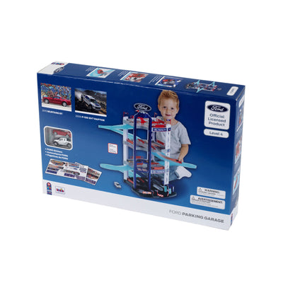 Ford Interactive Toy Car Park 4 Level Racing Parking Garage Play Set (Open Box)