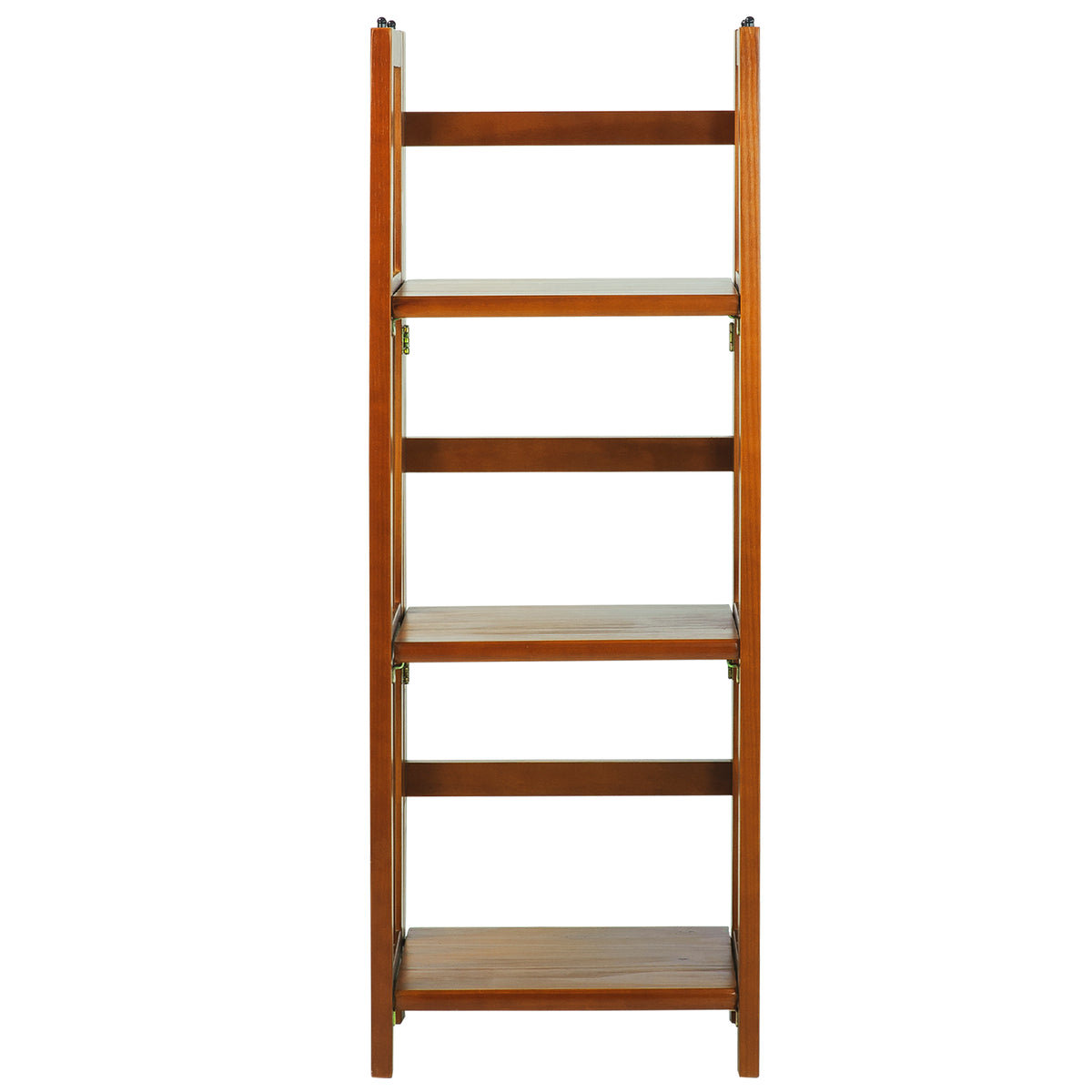 Casual Home 3 Shelf 14" Folding Wood Furniture Bookcase, Honey Oak (Open Box)
