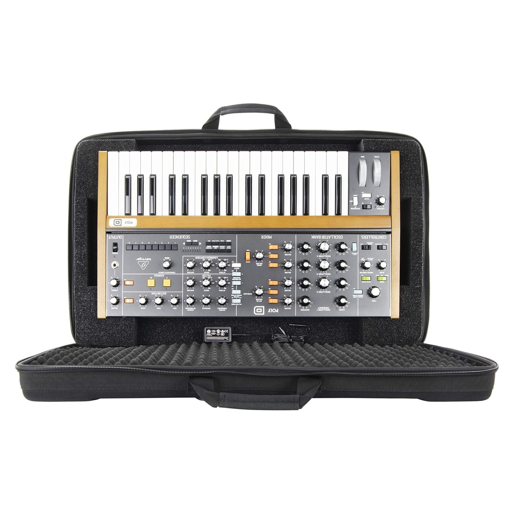 Odyssey EVA Molded Case for Behringer Poly D Synth with Foam Padded Interior - VMInnovations