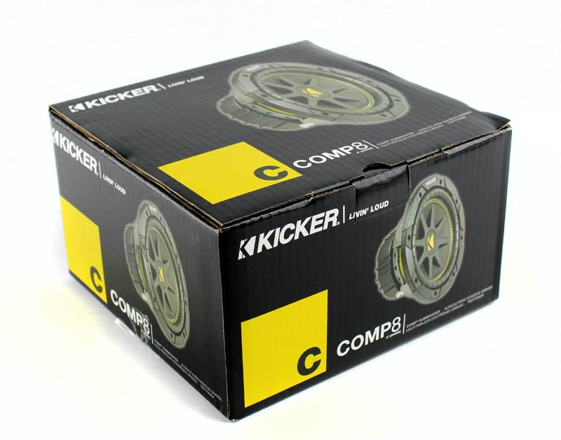 KICKER 10C84 8" COMP Car 200W Subwoofer Sub Power Audio Woofer C8 10C8 4 Ohm