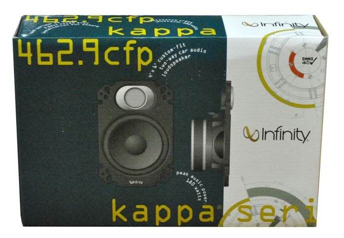 Infinity KAPPA 462.9CFP 4x6" 180W 2 Way Car Speakers - Open Box