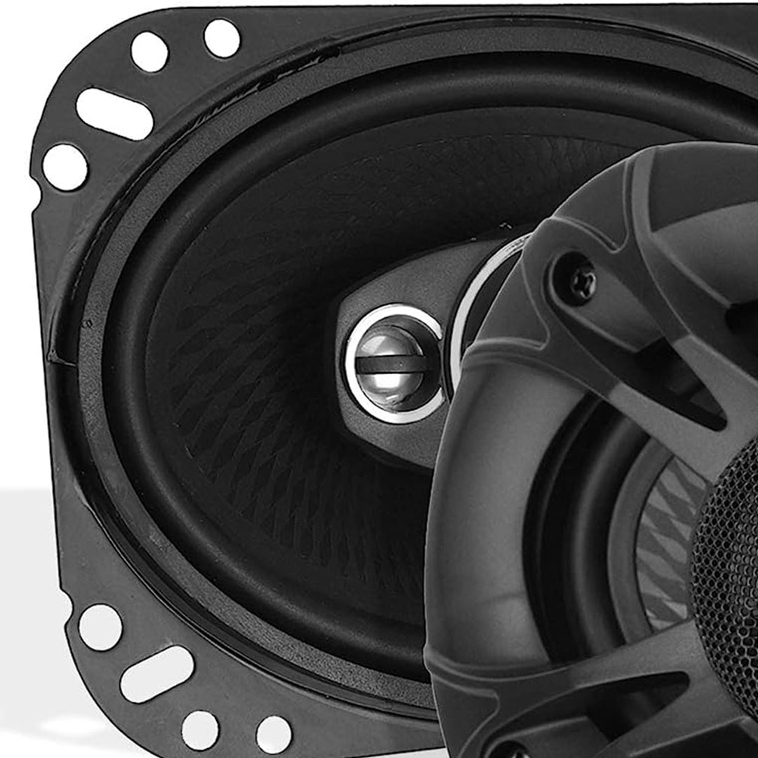Pyle 4 Way 6x9 Inch Quadriaxial Loud Pro Speaker, Black (Set of 2) (Open Box) - VMInnovations
