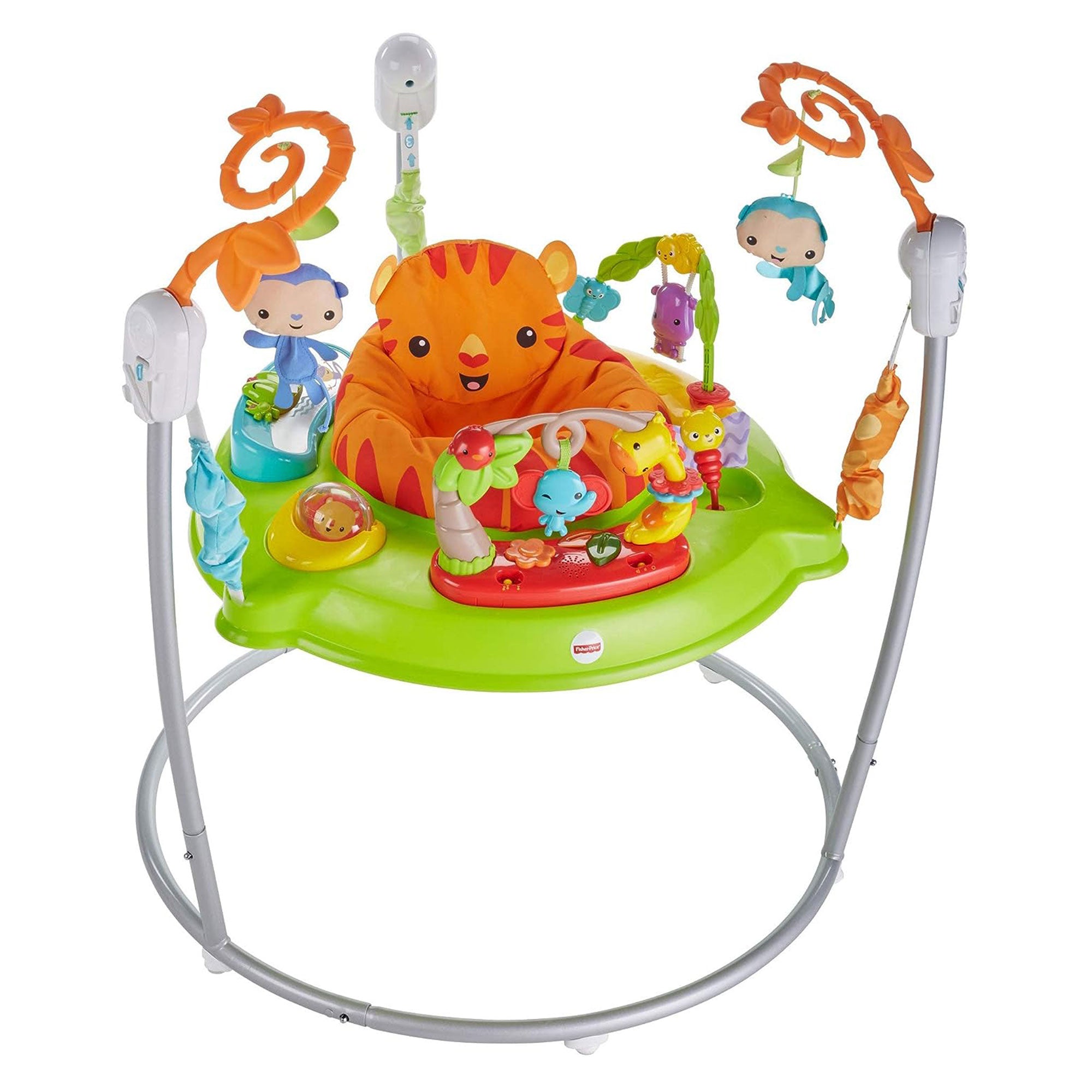 Fisher Price Tiger Jumperoo Activity Center w/Music, Lights & Sounds (Open Box) - VMInnovations