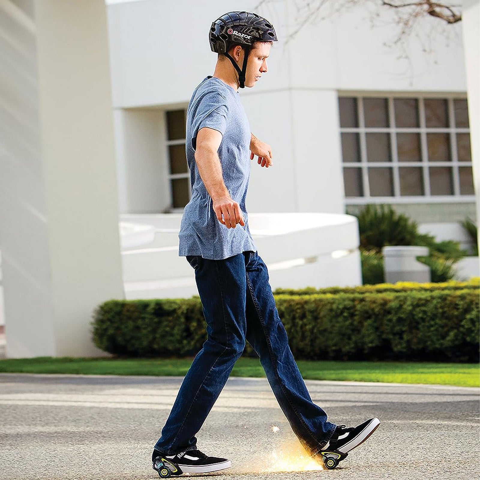 Razor Heavy Duty Jetts Heel Wheels with Included Spark Pads and Skid Pads, Green - VMInnovations