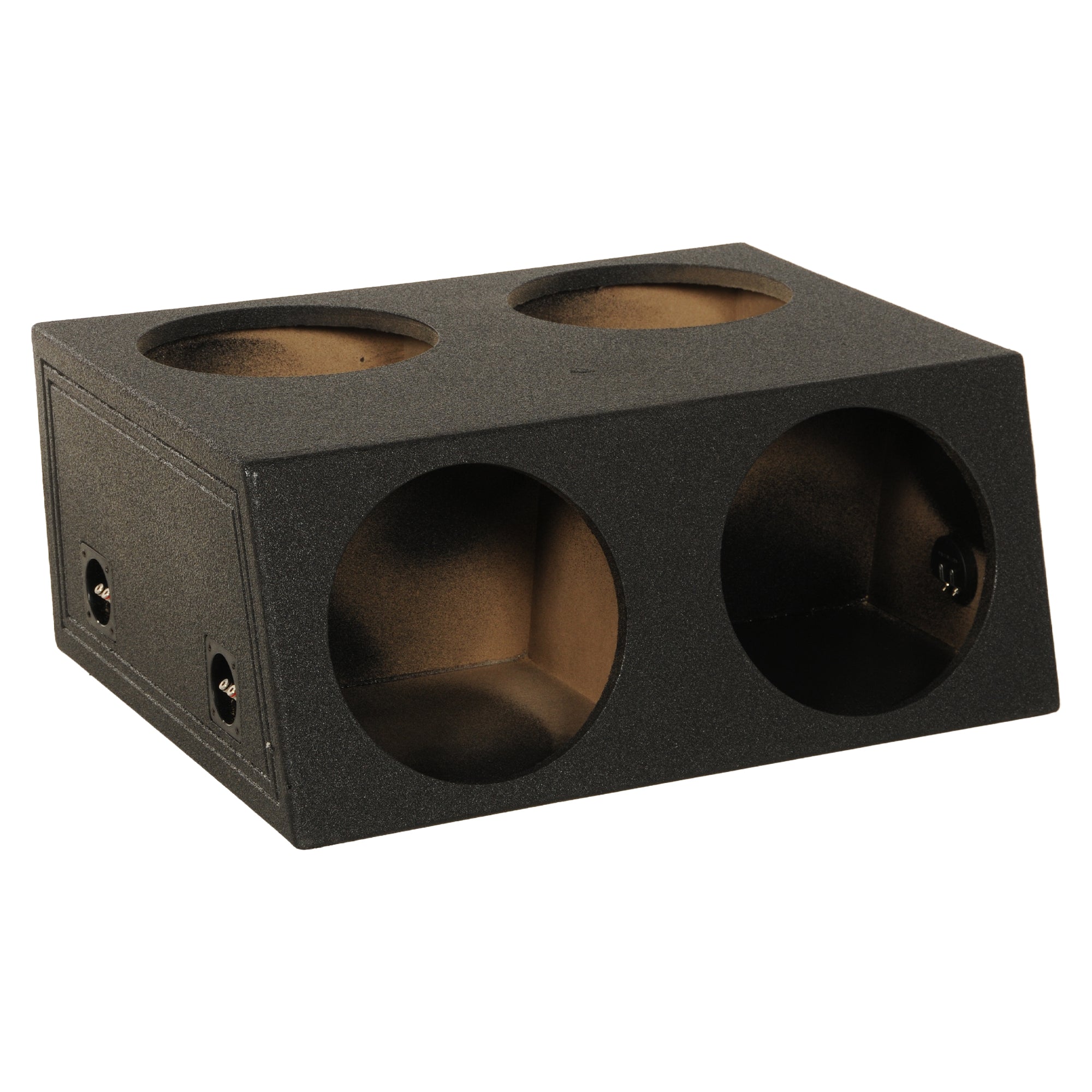 Q Power QBOMB124T Quad 12 Inch Sealed Subwoofer Box with Spray-On Bedliner - VMInnovations