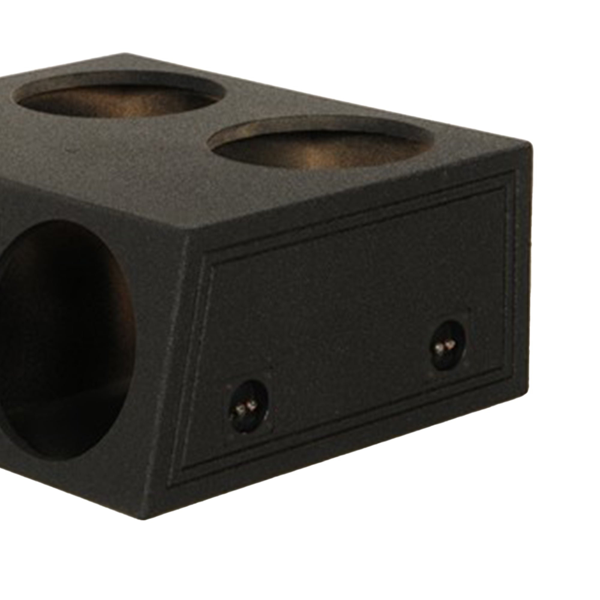 Q Power Quad 12 Inch Sealed Subwoofer Box with Spray-On Bedliner (Open Box)